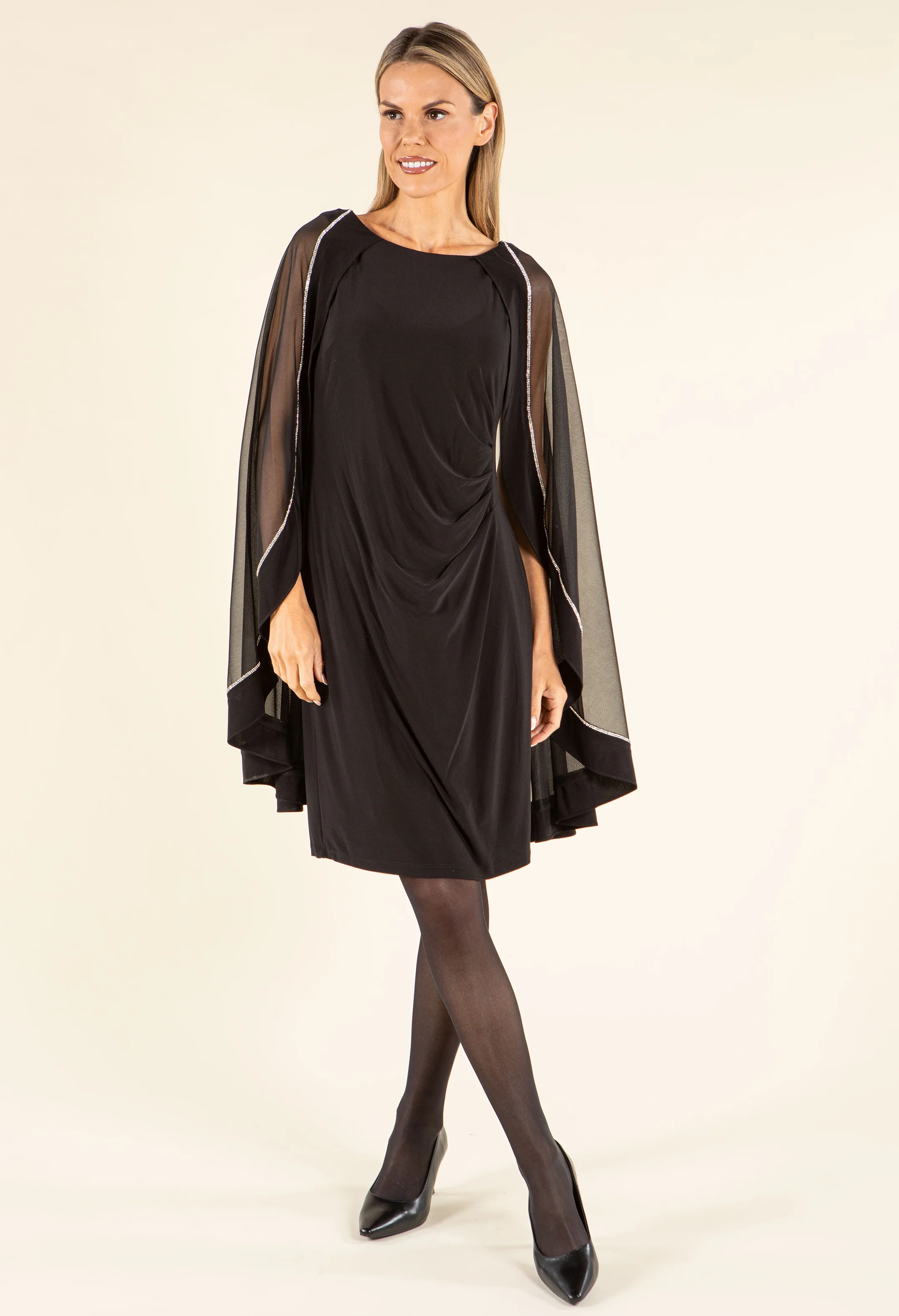 2 in 1 Diamante Trim Dress - Image 3