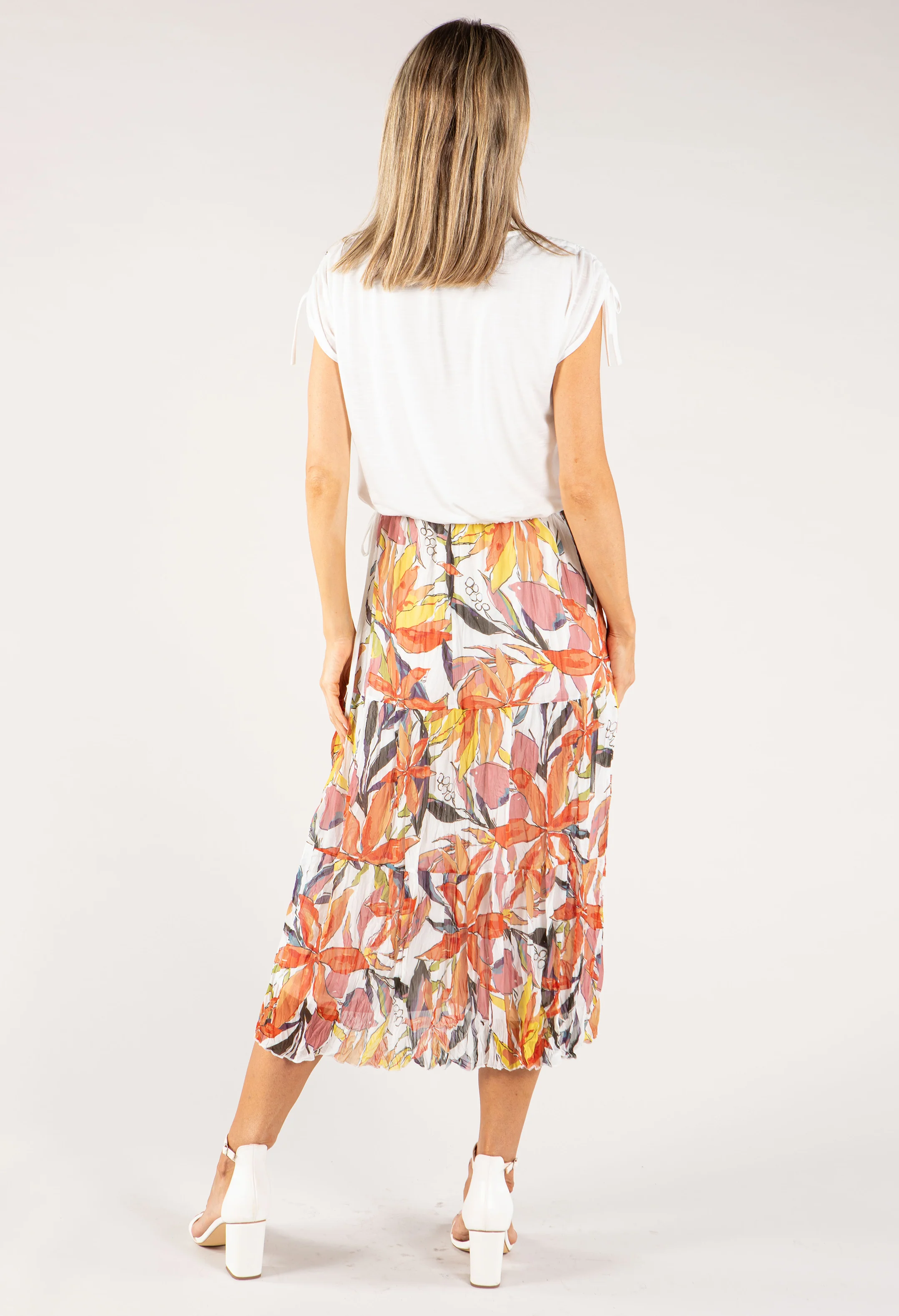 2 in 1 Leaf Print Dress - Image 6