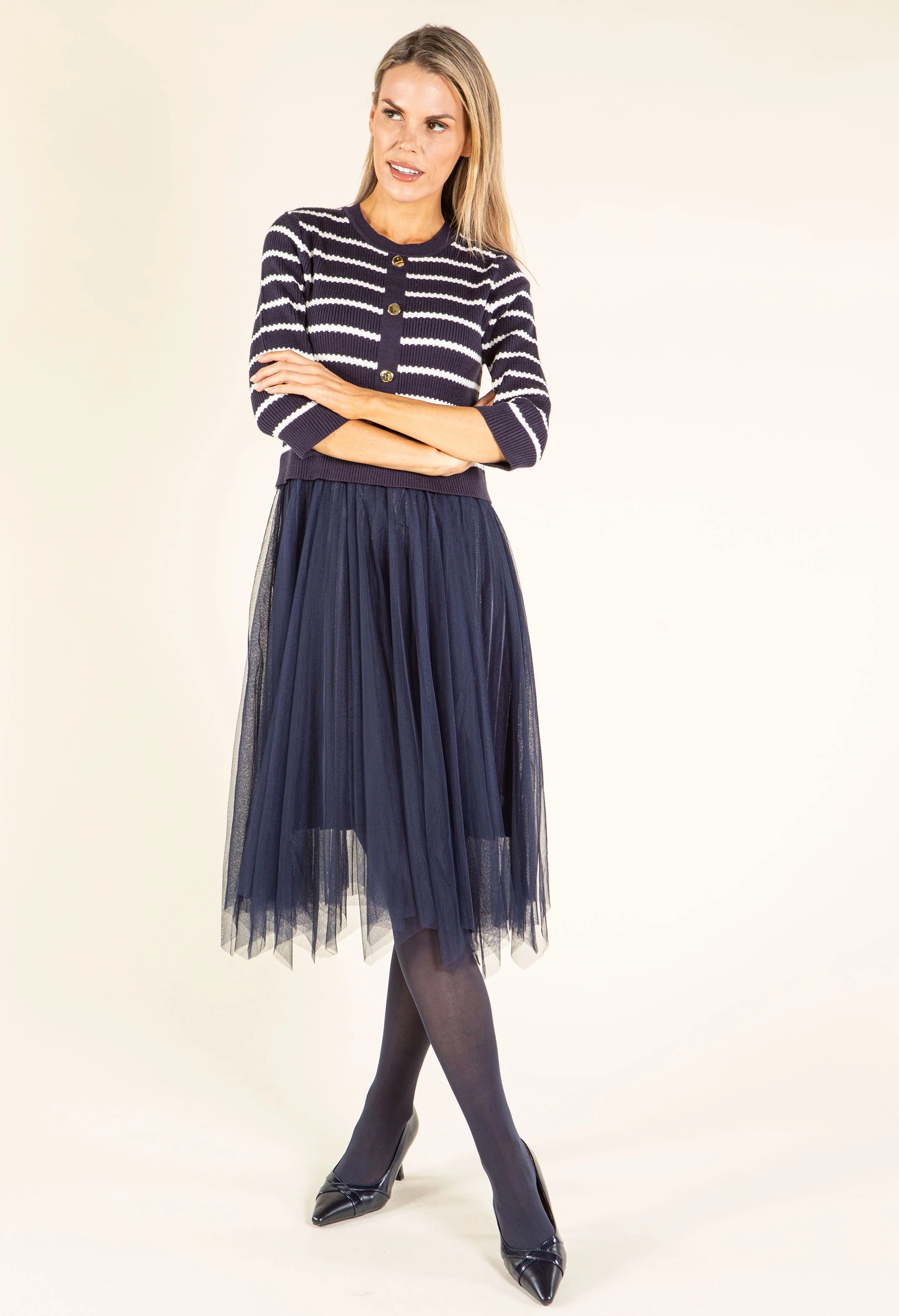 2 in 1 Look Tulle Dress - Image 2