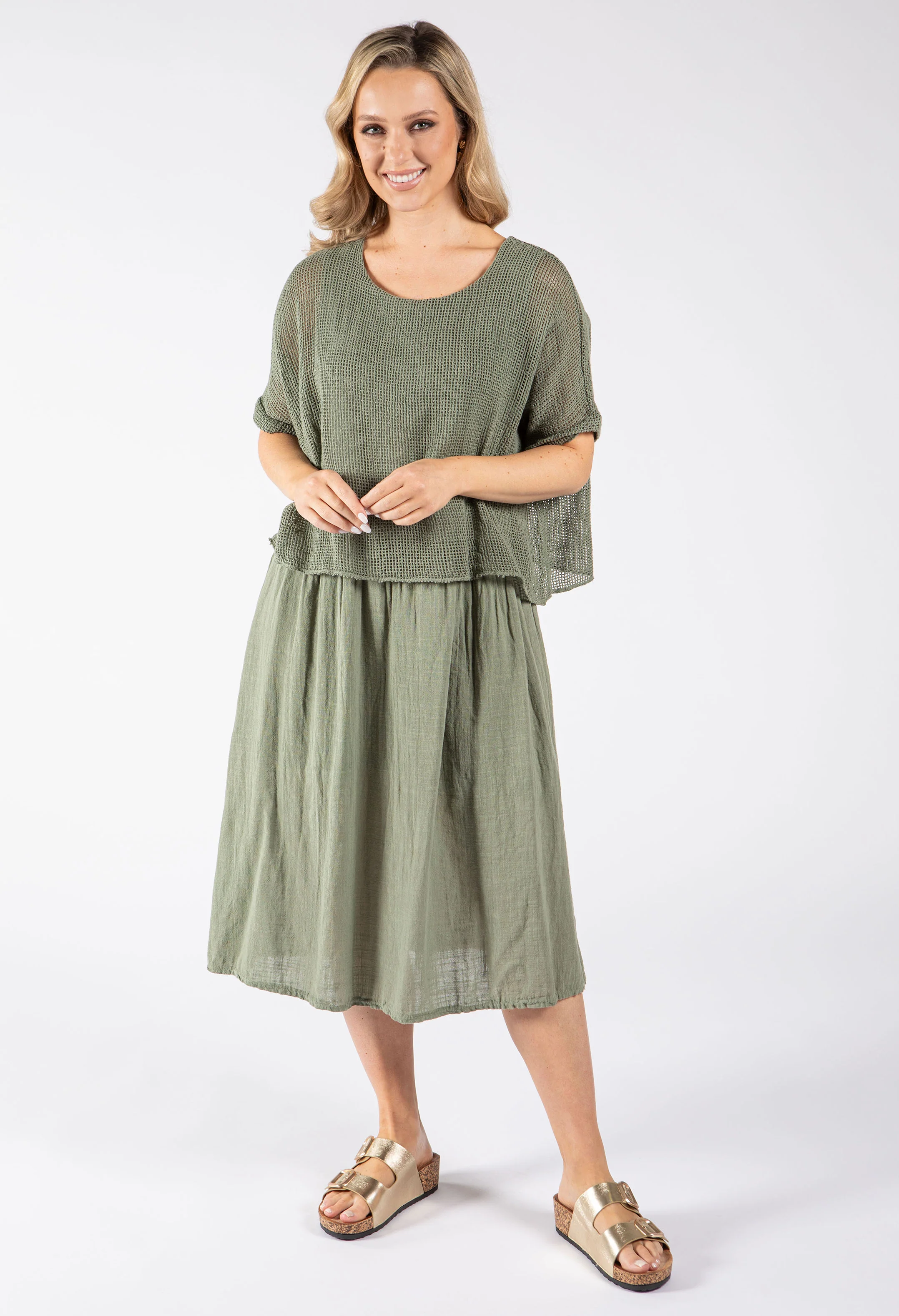 2 in 1 Summer Midi Dress - Image 34