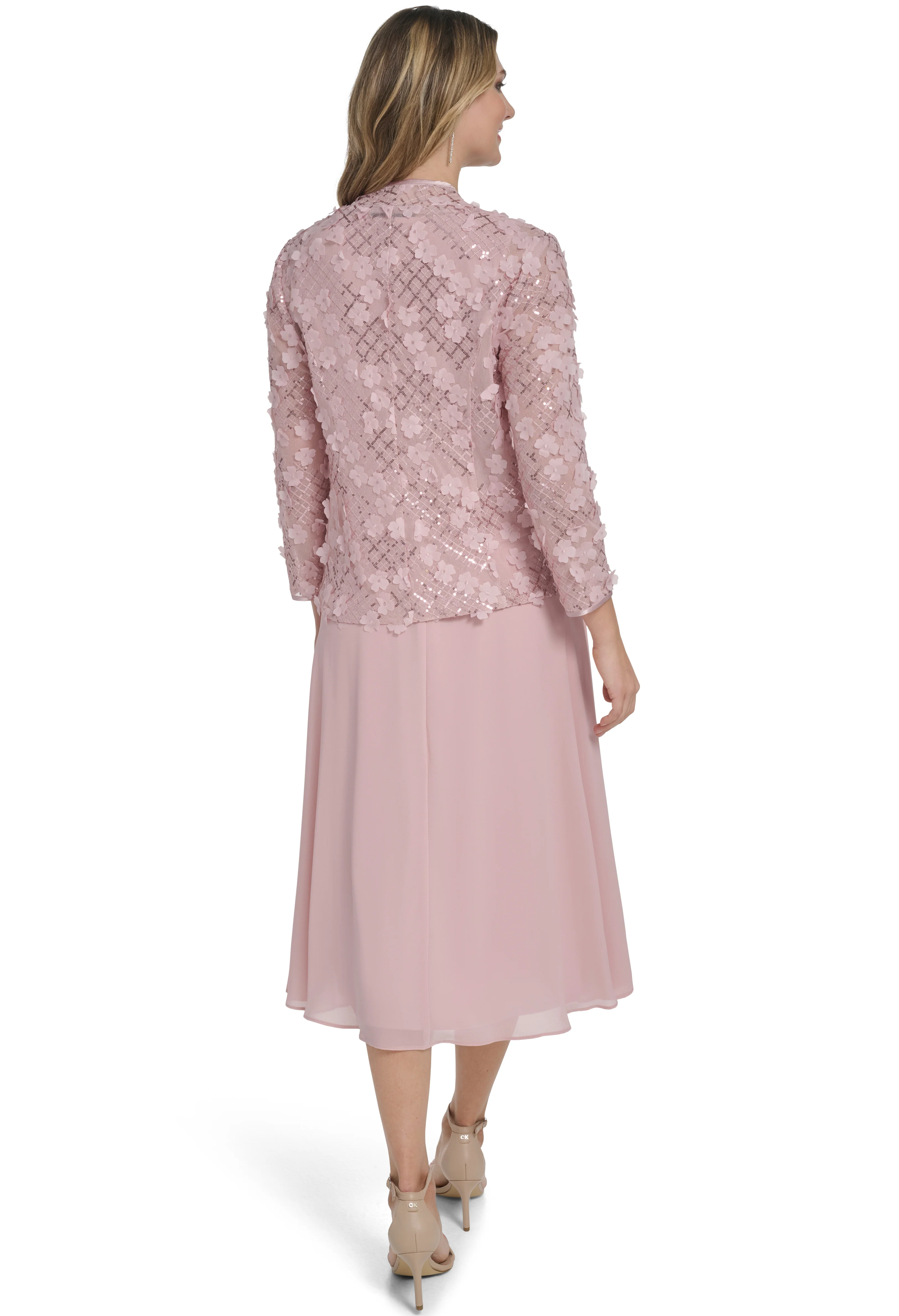 2 Piece Floral Midi Dress - Image 6
