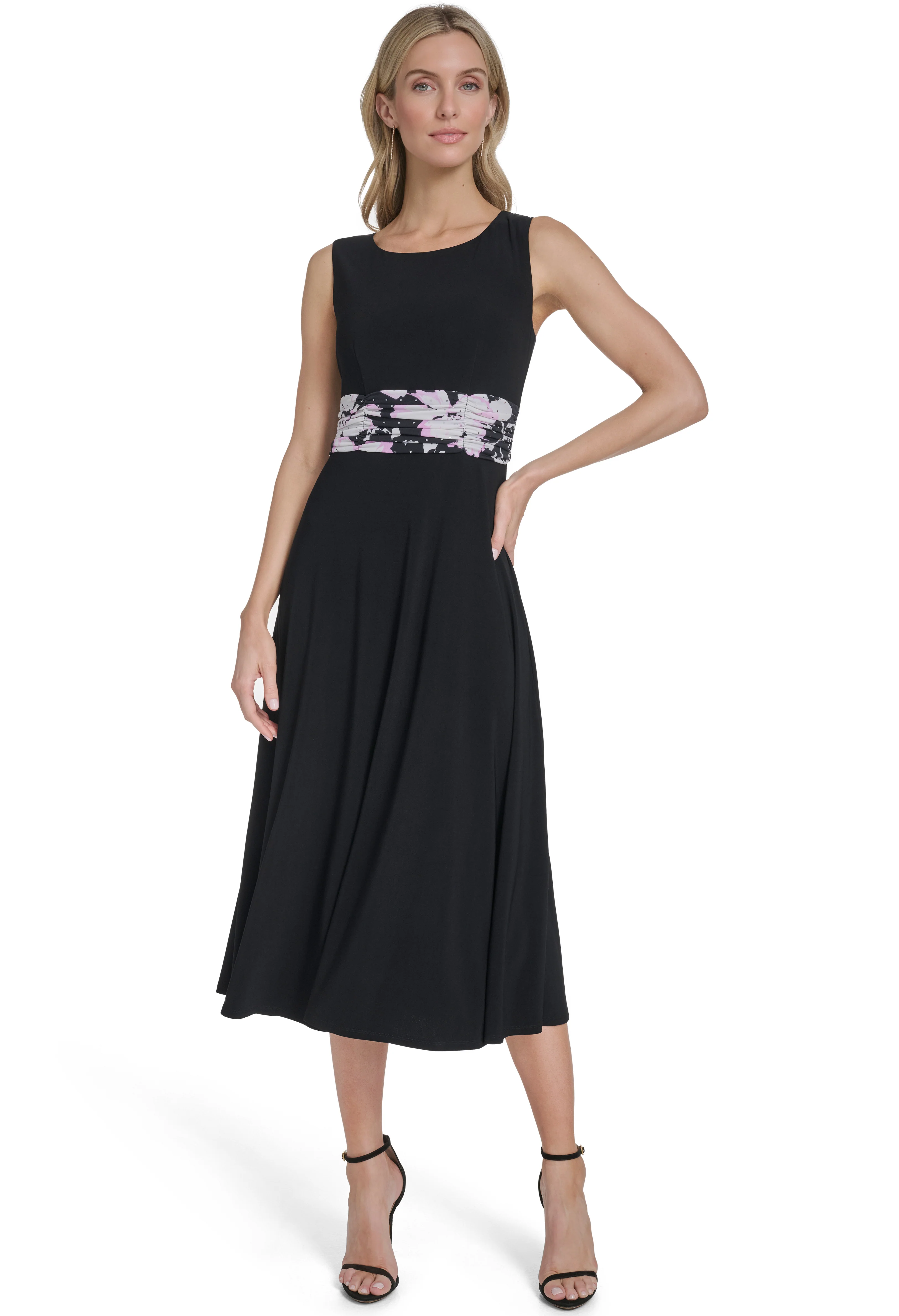 2 Piece Floral Midi Dress - Image 2