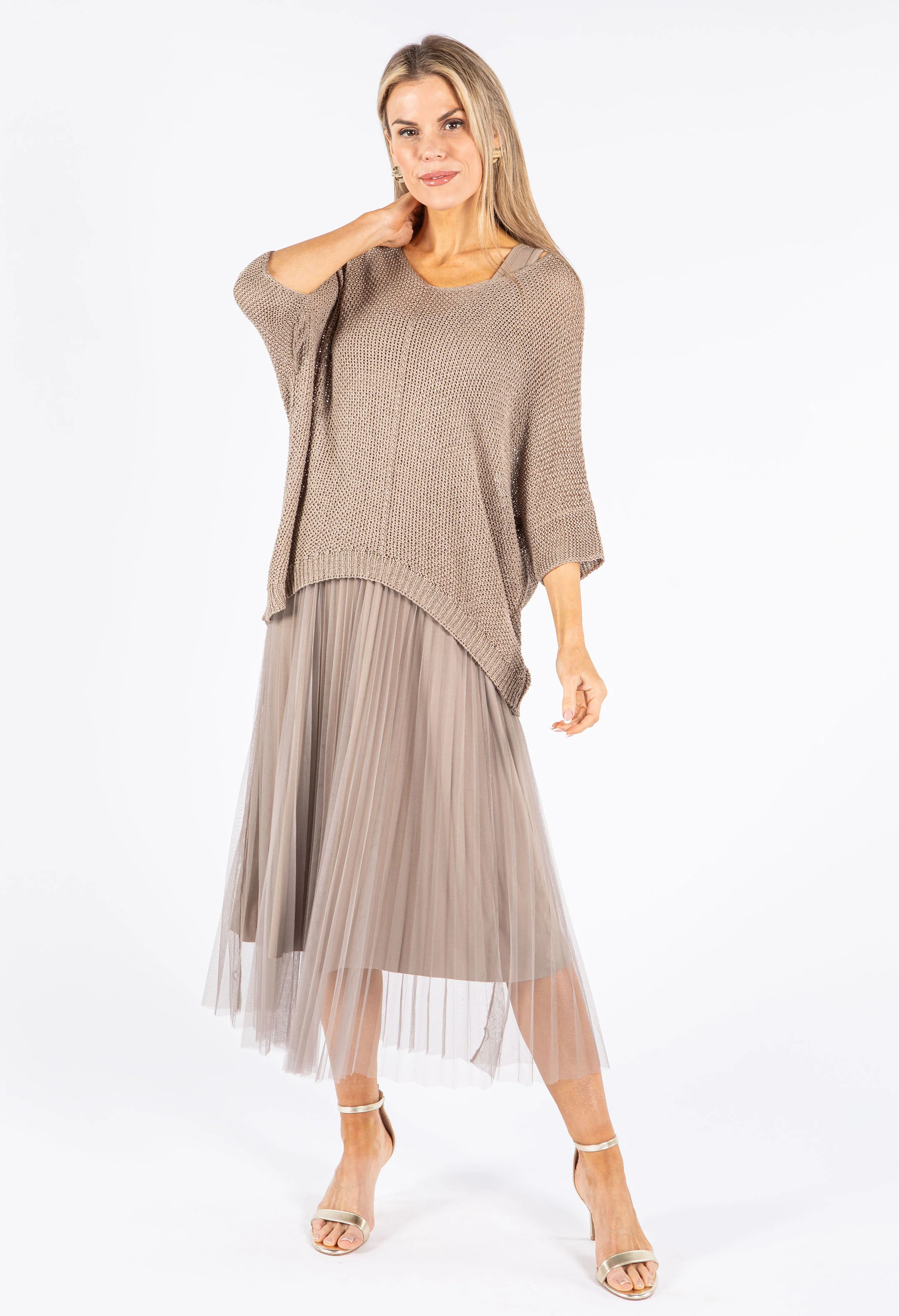2 Piece Plisse Dress - Image 8
