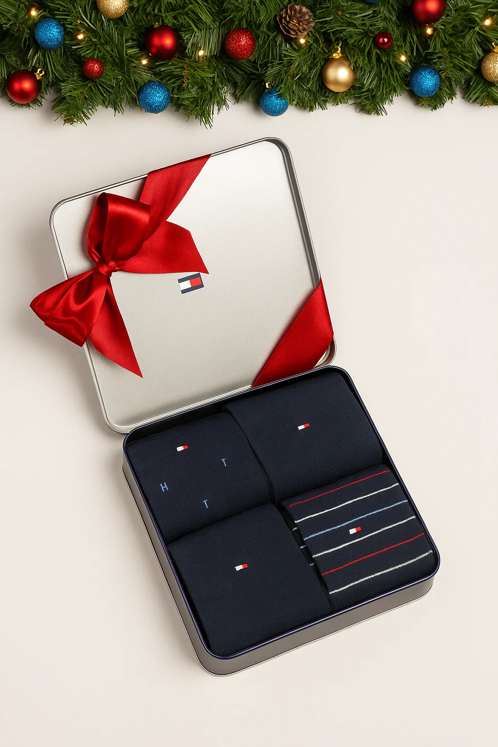 4 Pair Giftbox of Men's Socks - Image 5