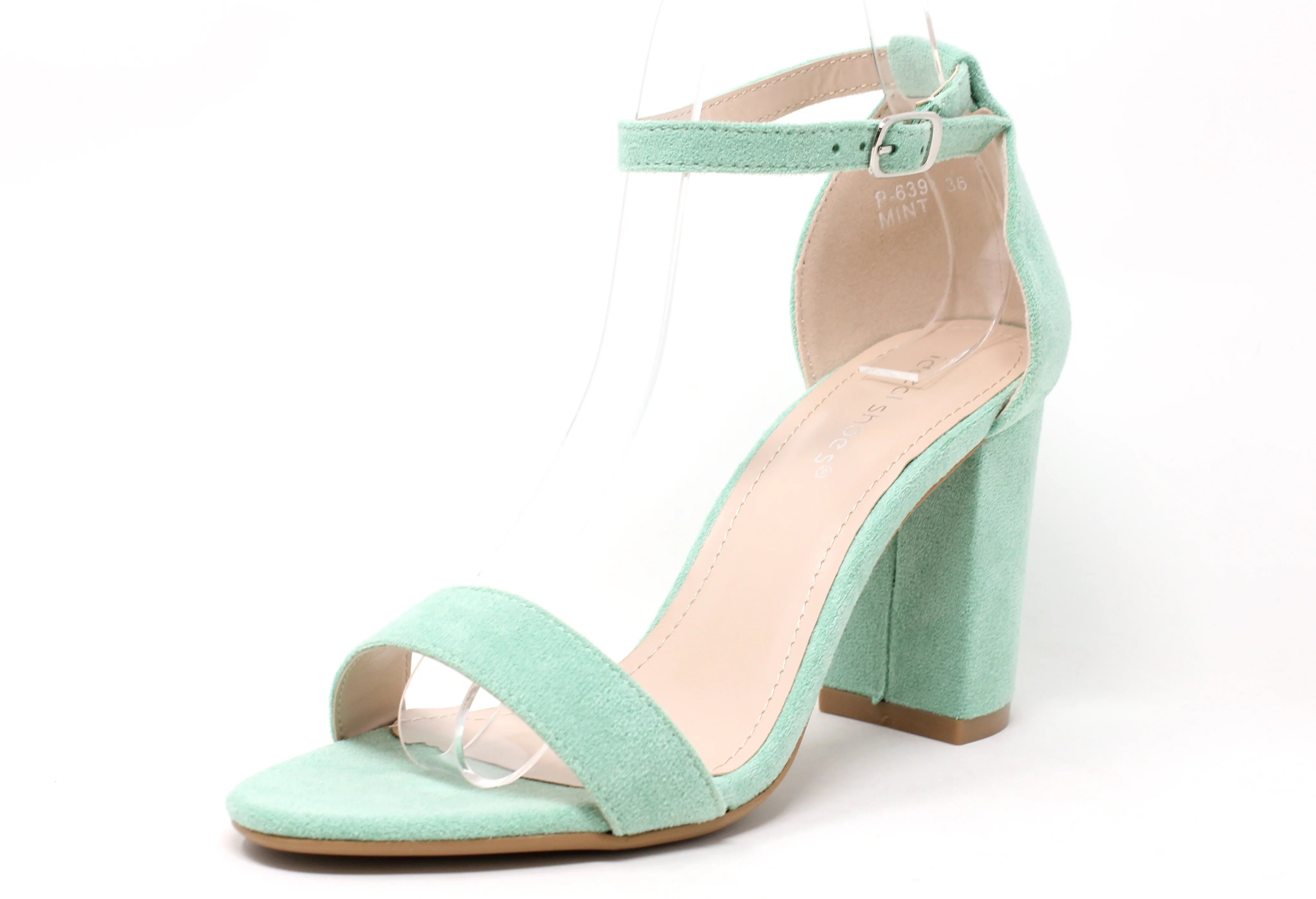 Microfibre Block Heel - Image 9