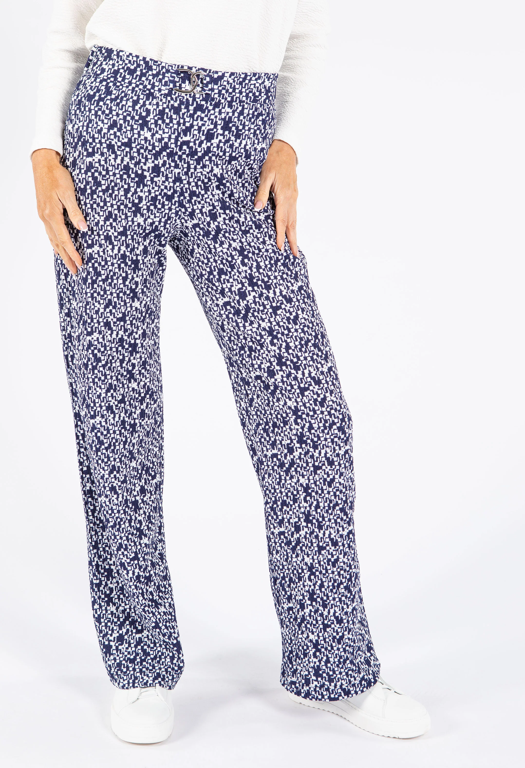 70's Inspired Print Trousers - Image 4