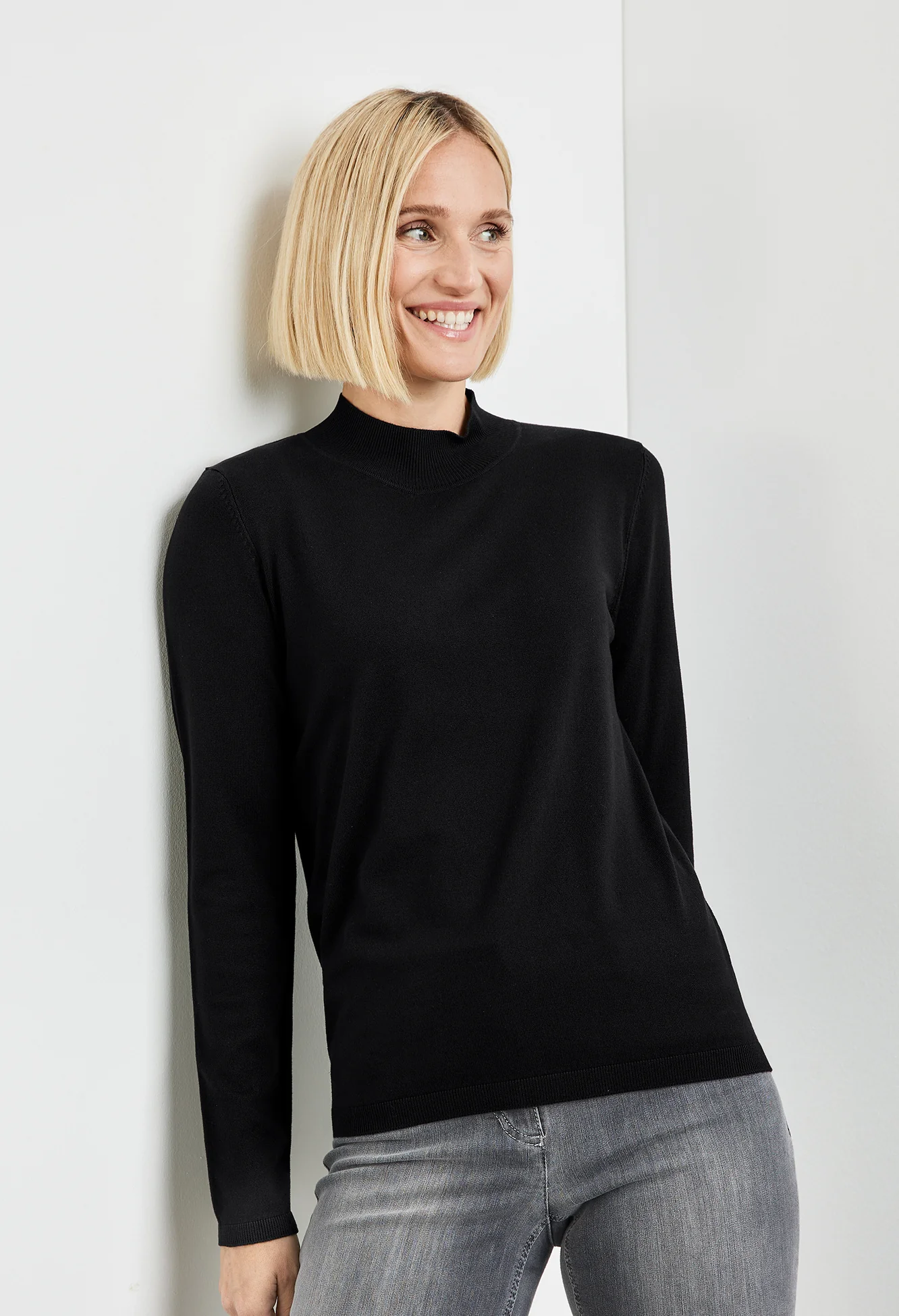 Fine Knit Turtleneck Jumper - Image 2
