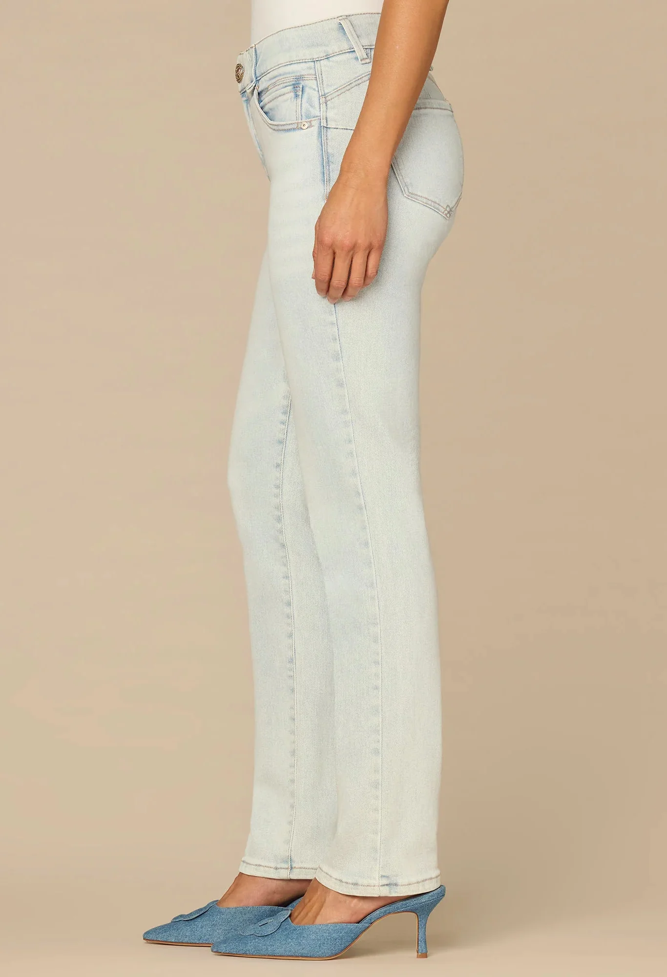 “Ab”solution® Mid-Rise Booty Lift Straight Leg Jeans - Image 3