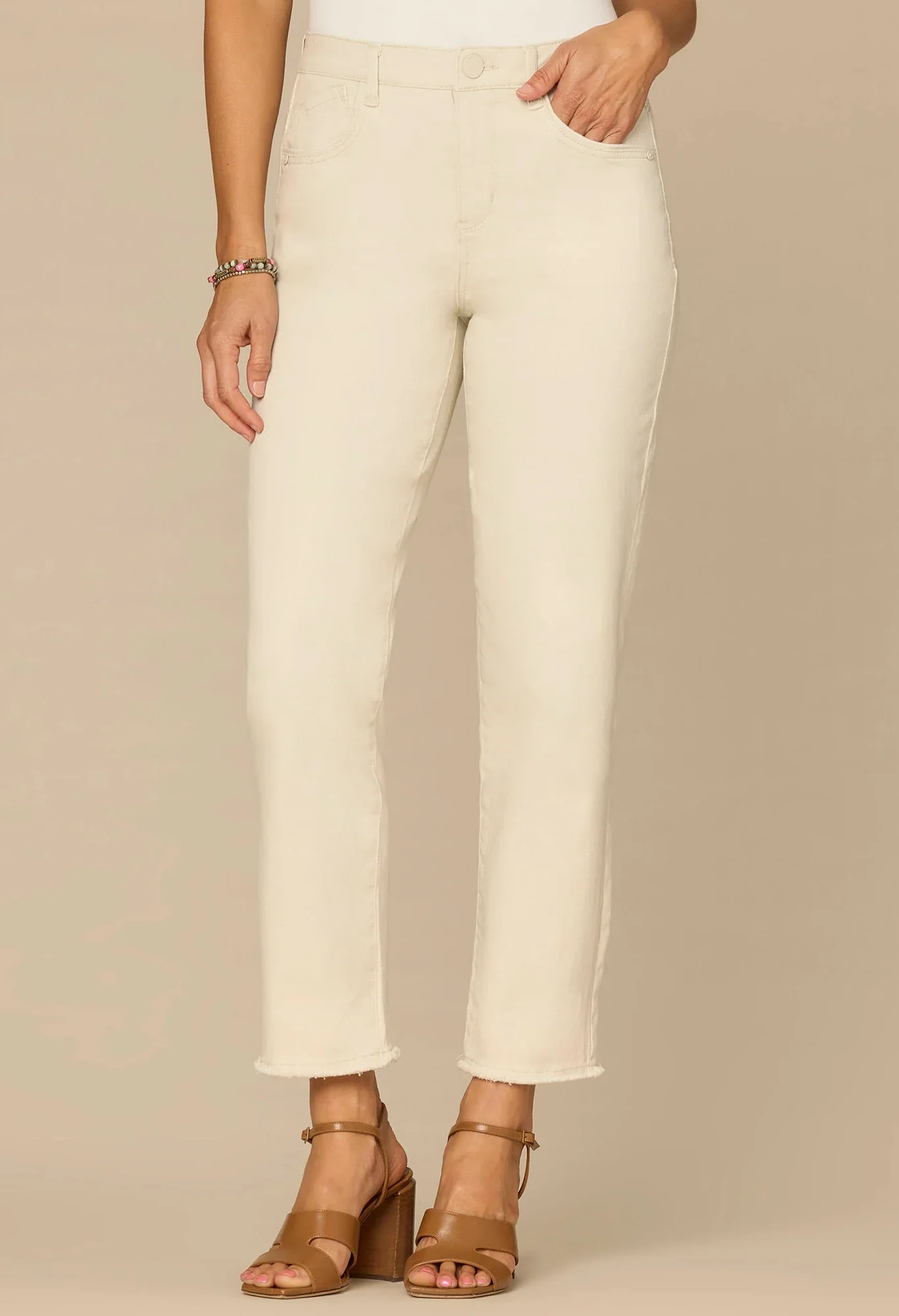 "Ab"solution® Slim Straight Leg Pants