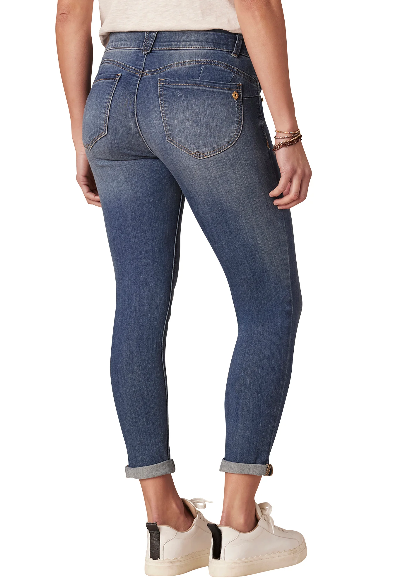 "Ab"solution® Ankle Skimmer Blue Jeans - Image 3