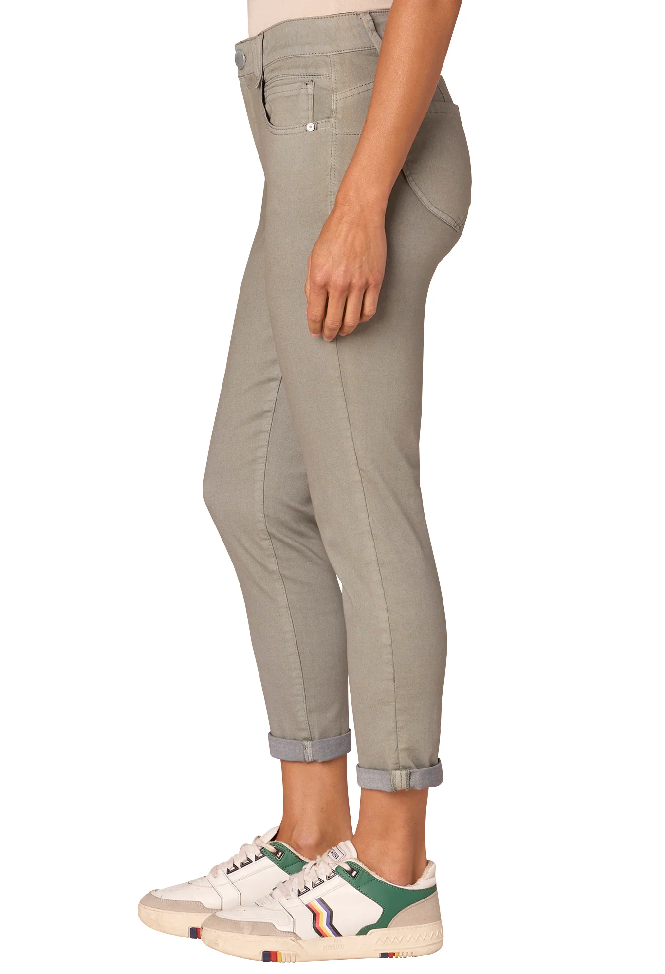 "Ab"solution® Colored Ankle Skimmer Pants - Image 2