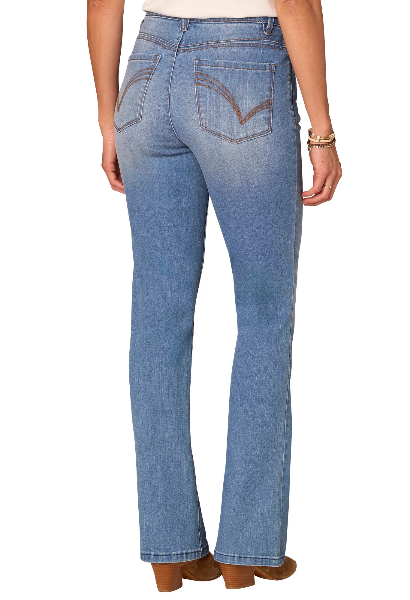 "Ab"solution High Rise Itty Bitty Boot Jeans - Image 4