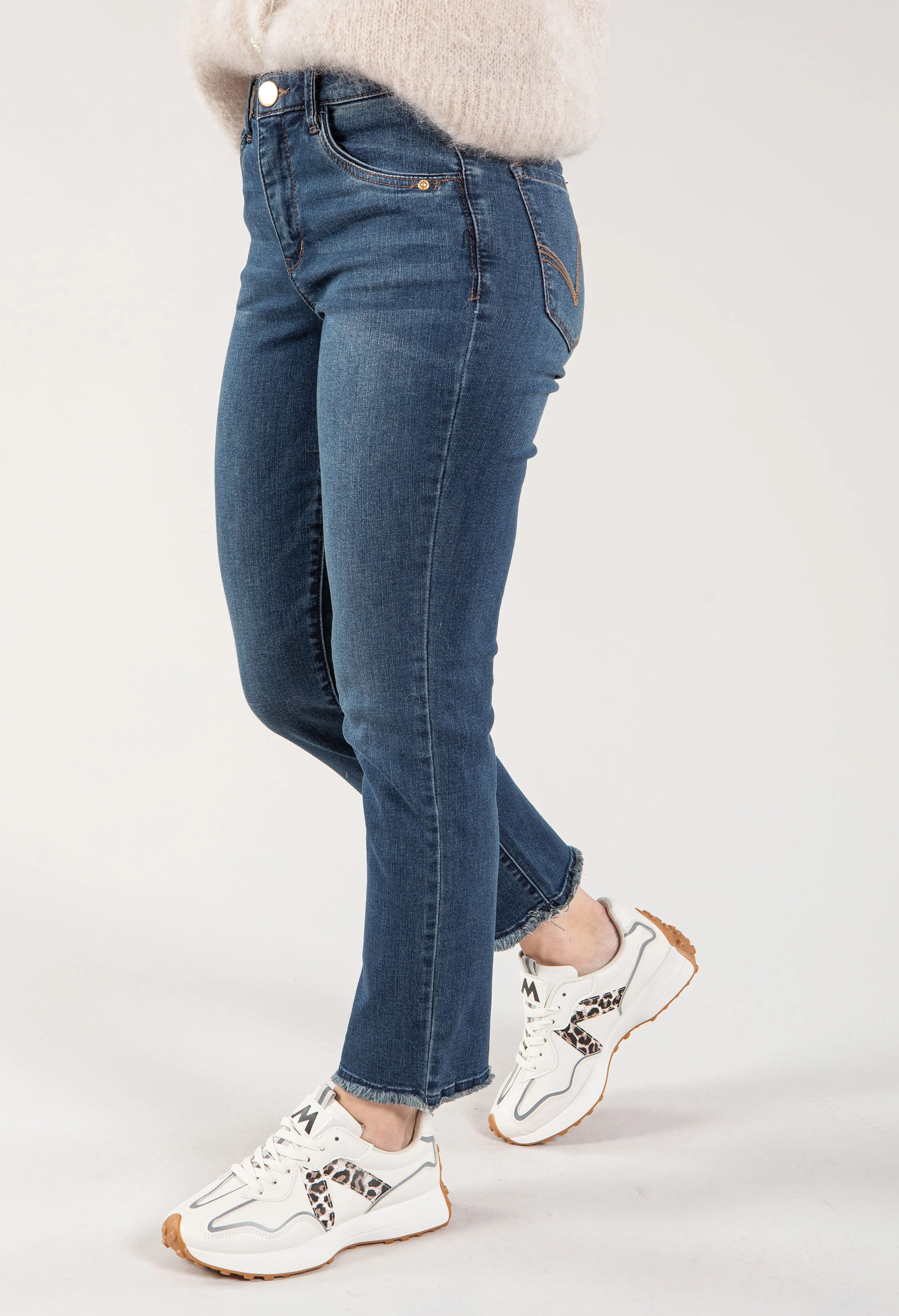 "Ab"solution High Rise Slim Straight Jean - Image 3