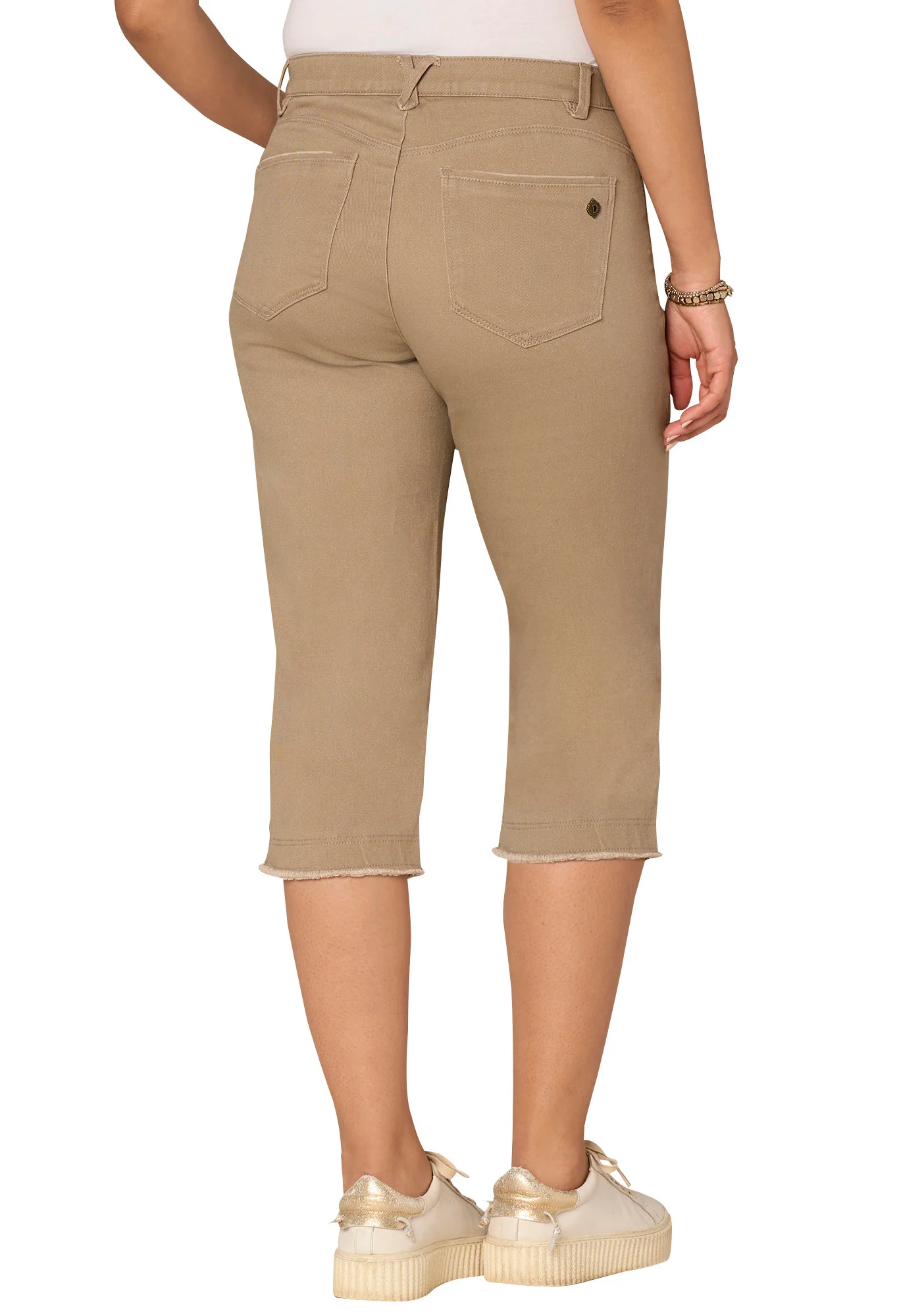 "Ab"solution Mid-Rise Fray Hem Skimmer Pant - Image 4