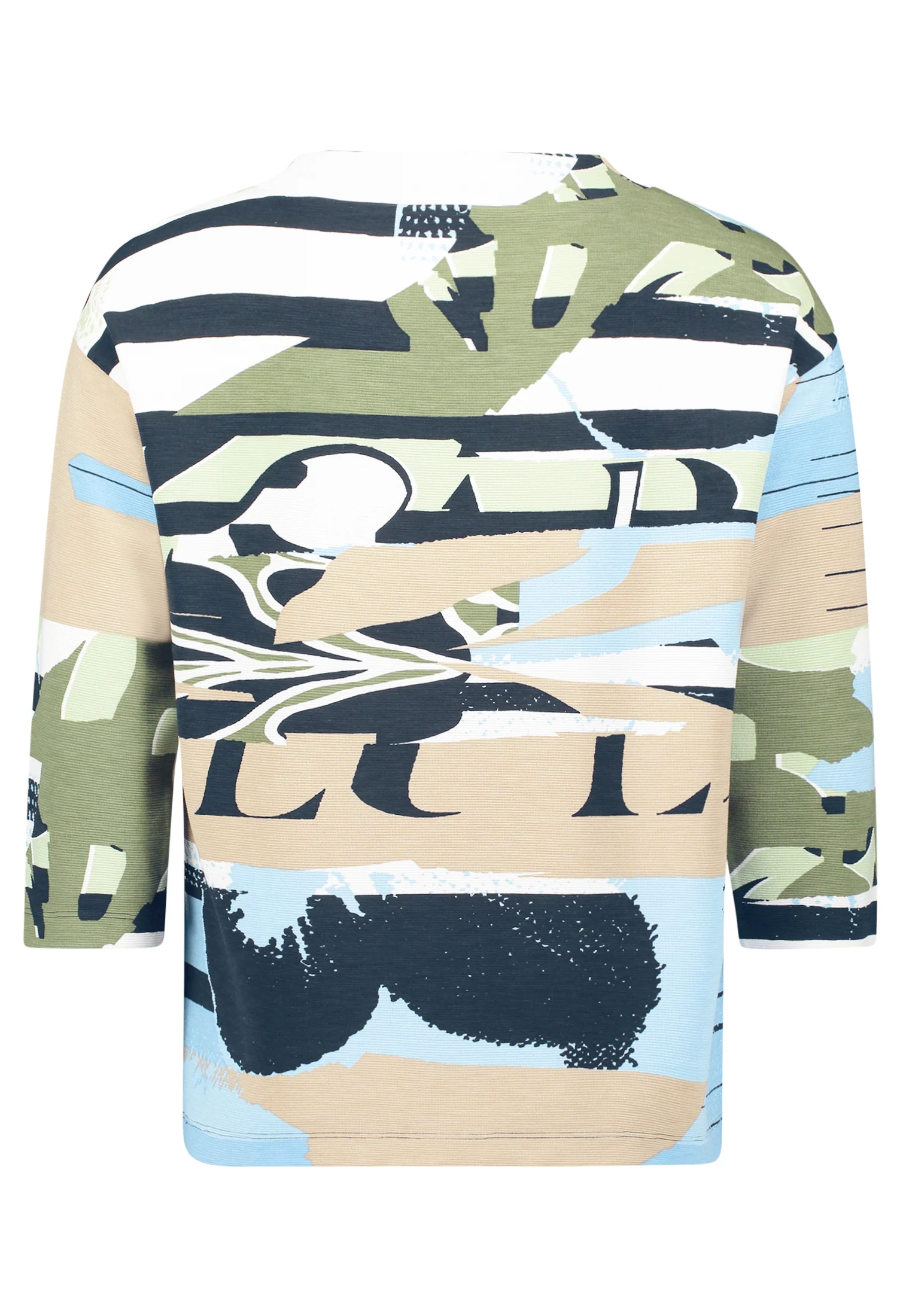 Abstract Design Knit Top - Image 3