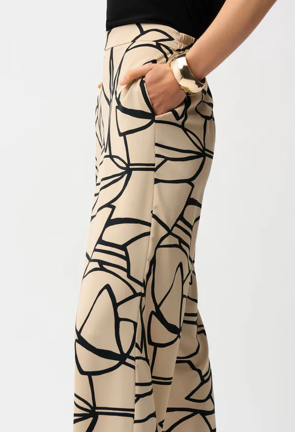 Abstract Mid-Rise Trousers - Image 2
