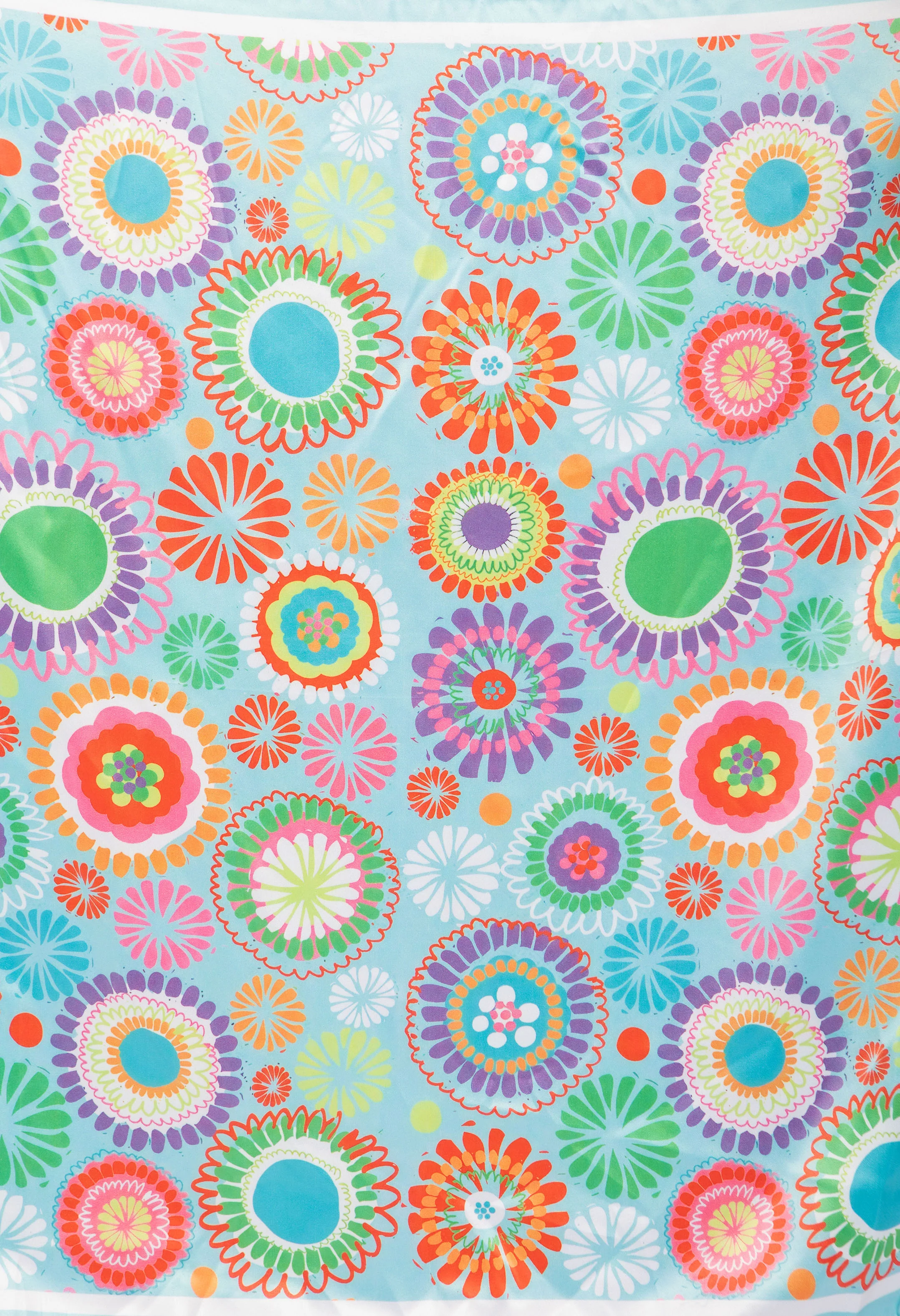 Abstract Print Satin Touch Scarf - Image 3