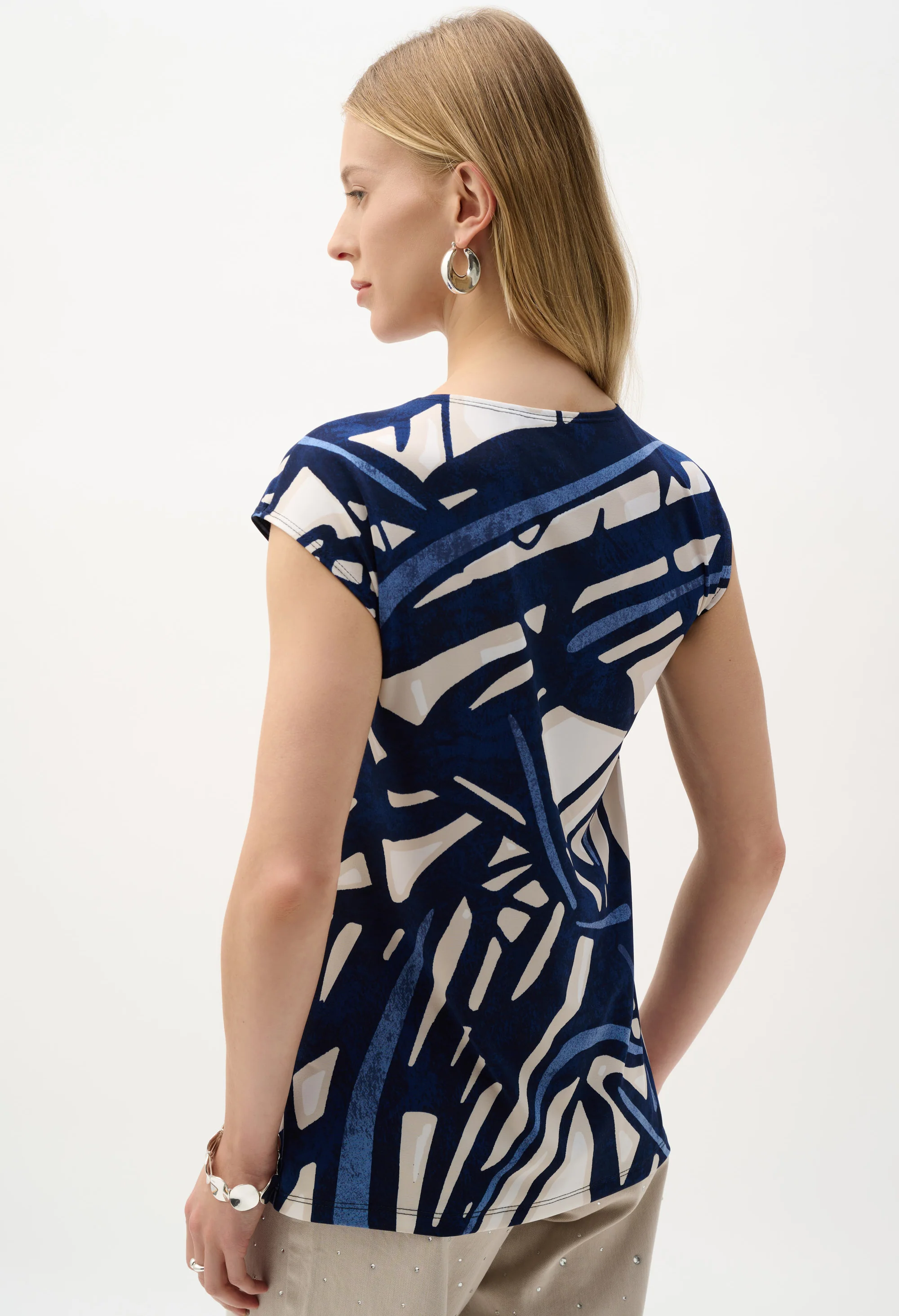 Abstract Sleeveless Top - Image 3