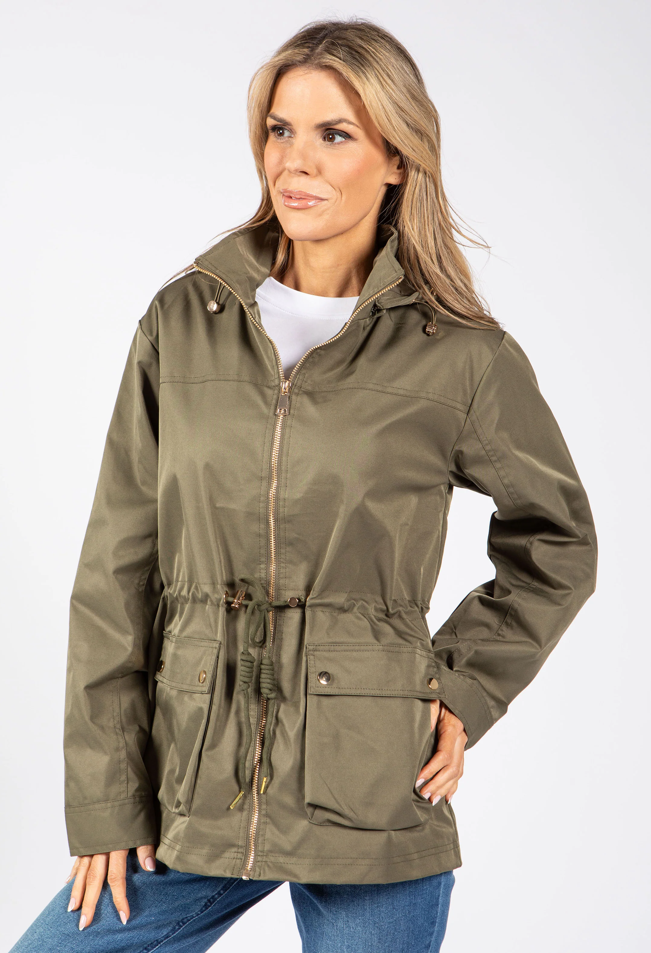 Adjustable Waist Rain Jacket - Image 11