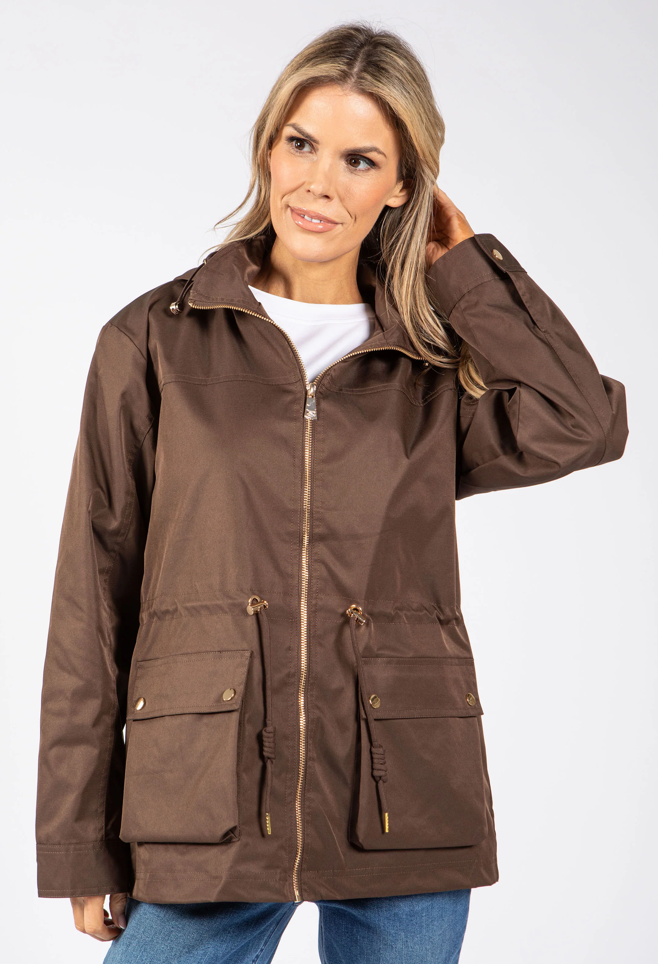 Adjustable Waist Rain Jacket - Image 5