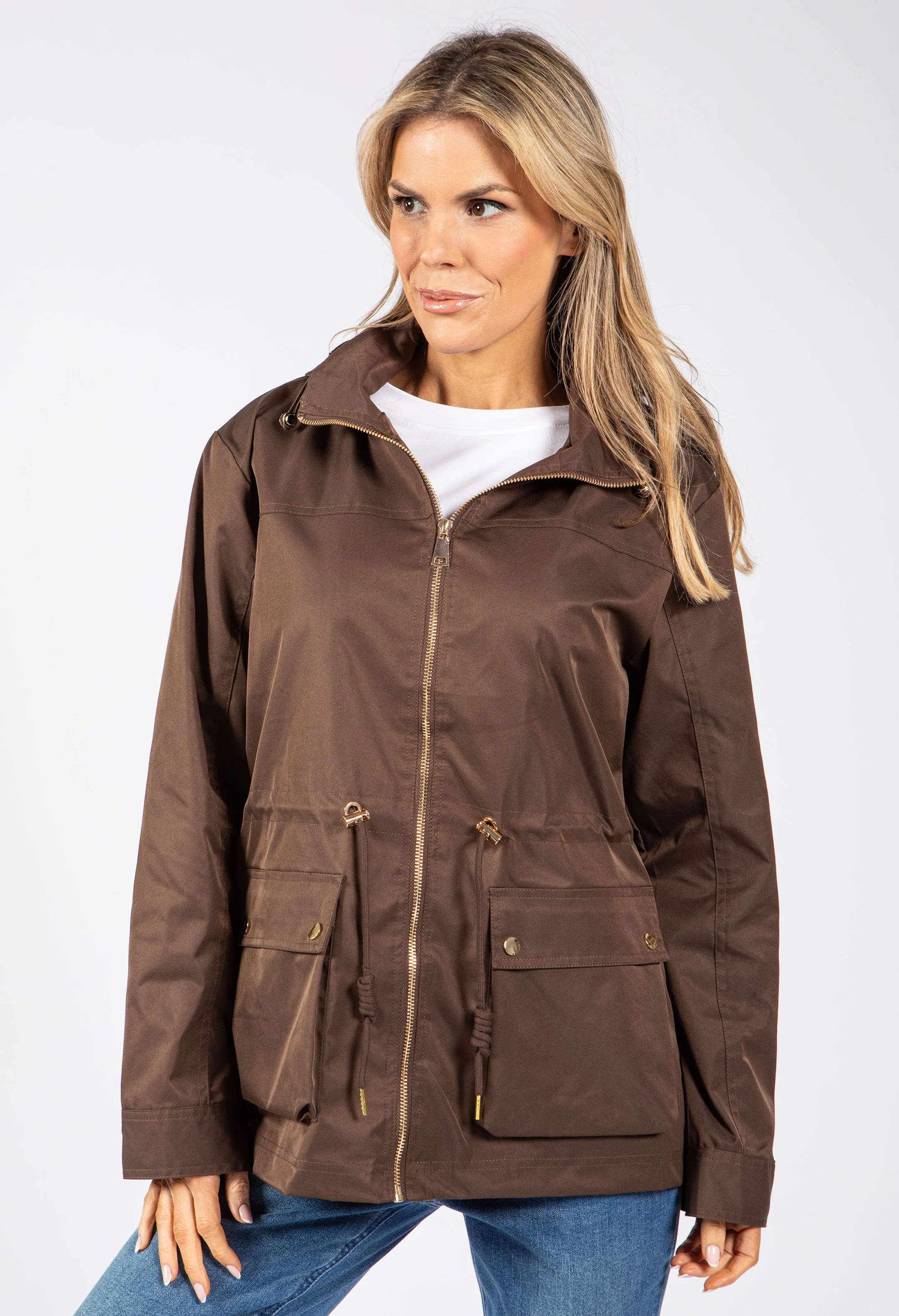 Adjustable Waist Rain Jacket - Image 6