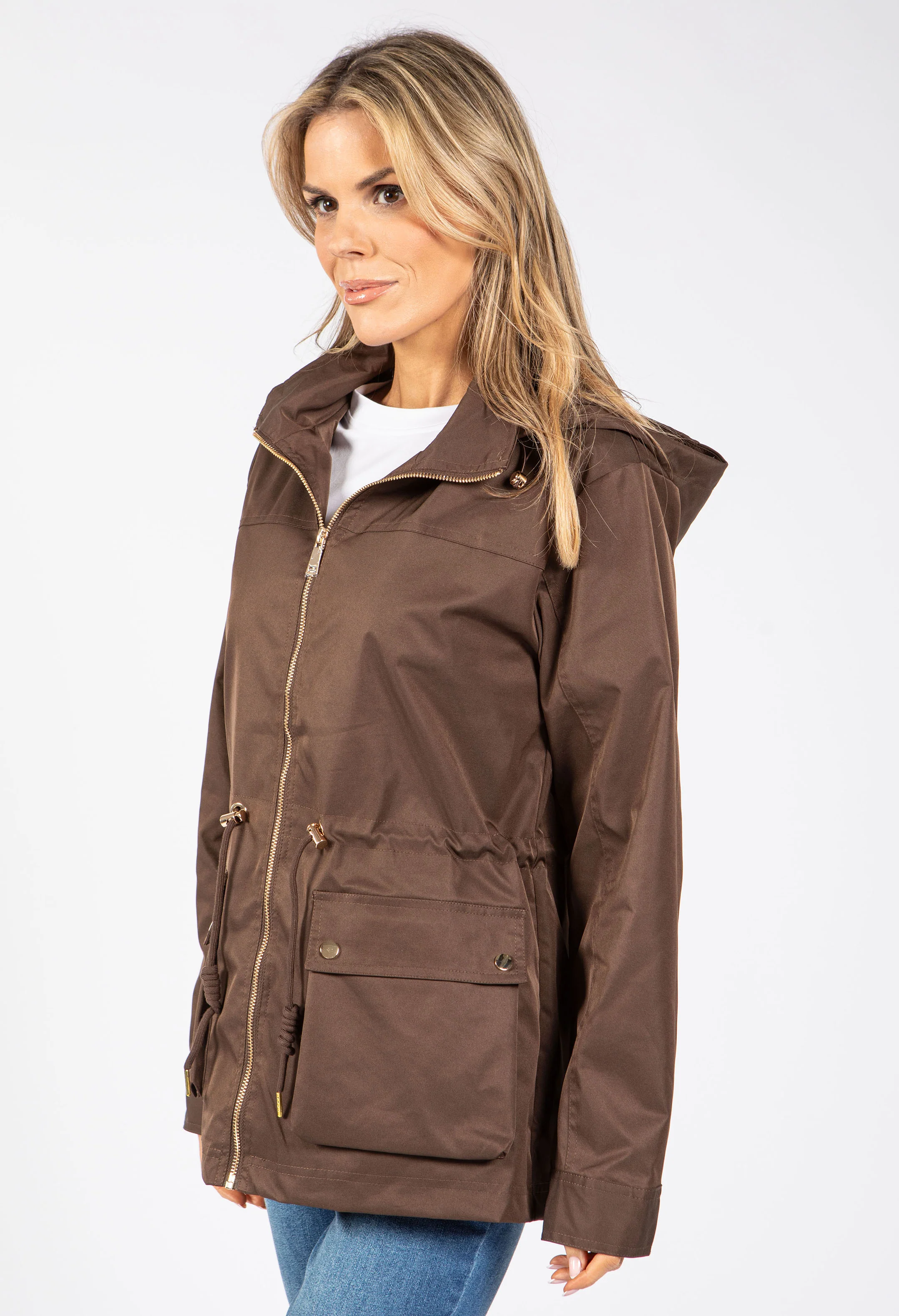 Adjustable Waist Rain Jacket - Image 7
