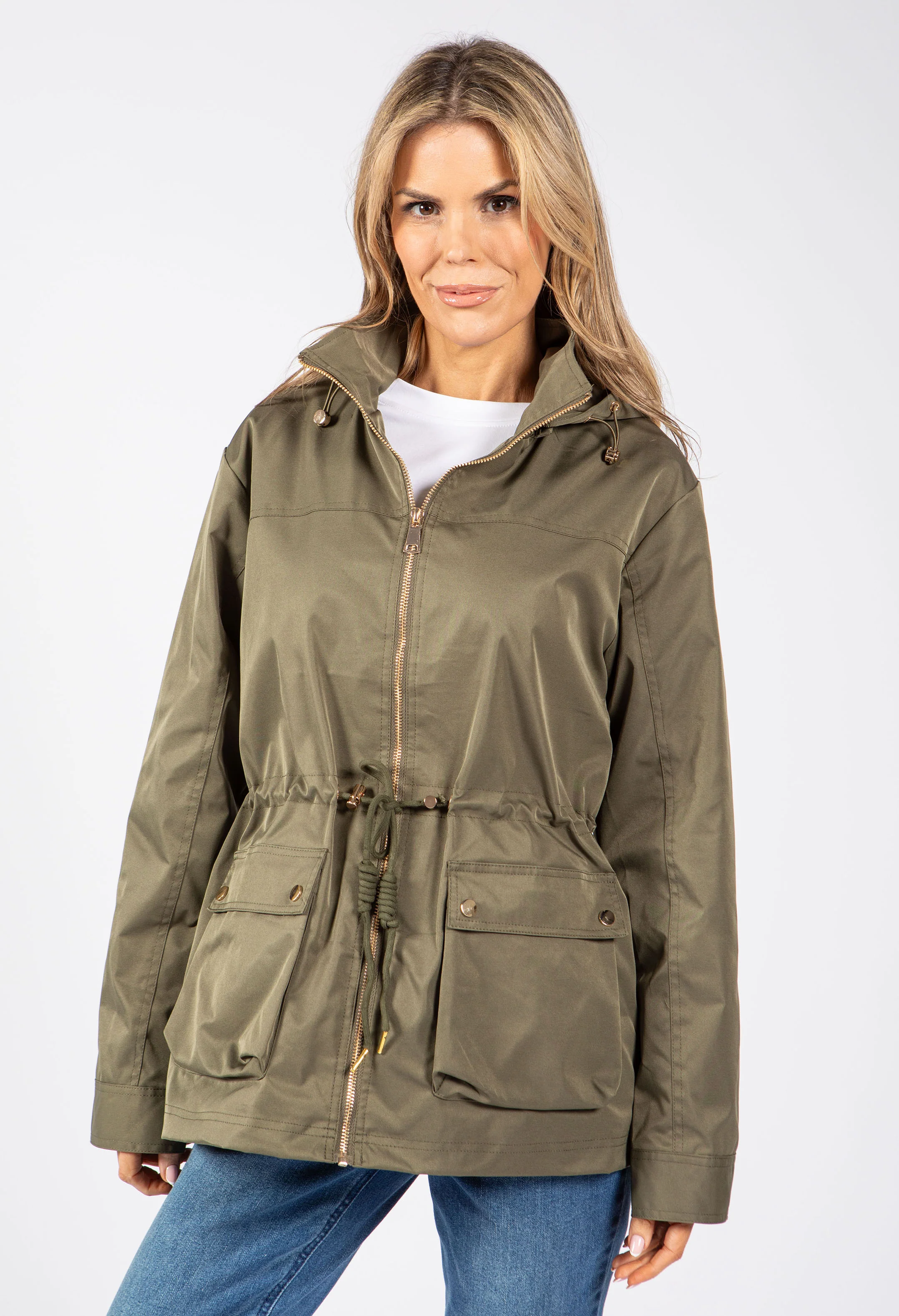 Adjustable Waist Rain Jacket - Image 9