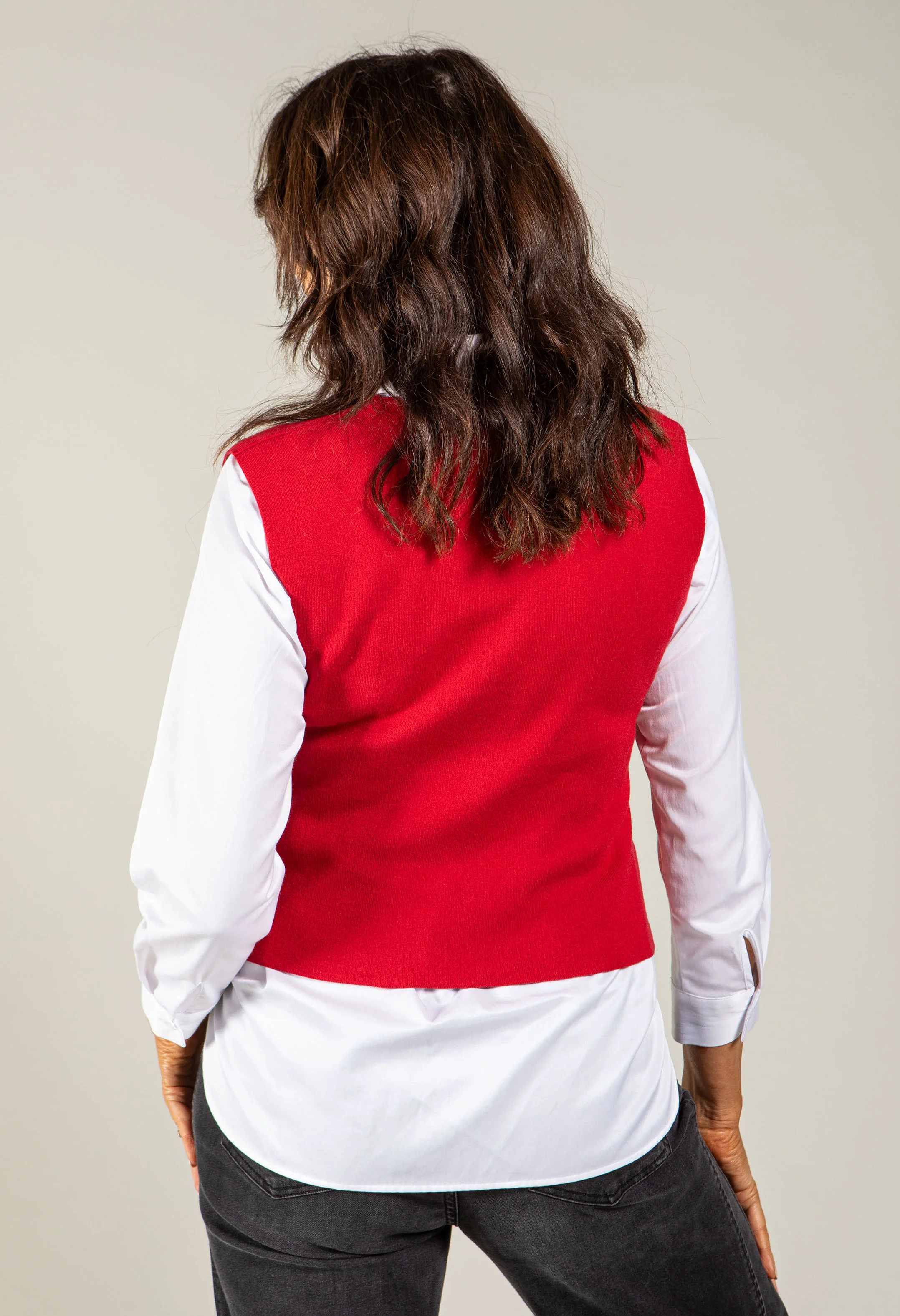 Alba Gold Button Waistcoat - Image 13