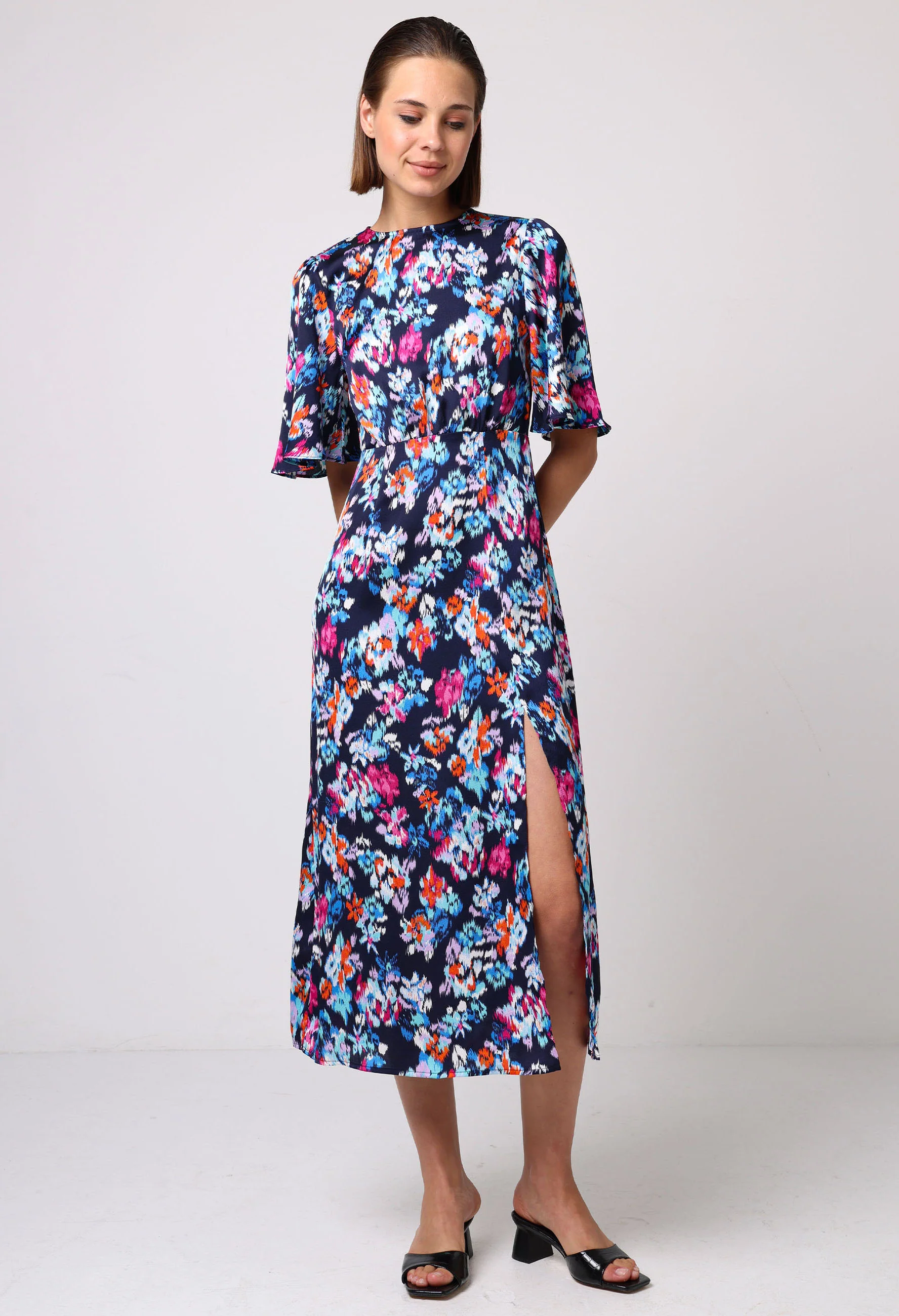 Angel Sleeve Midi Dress - Image 3