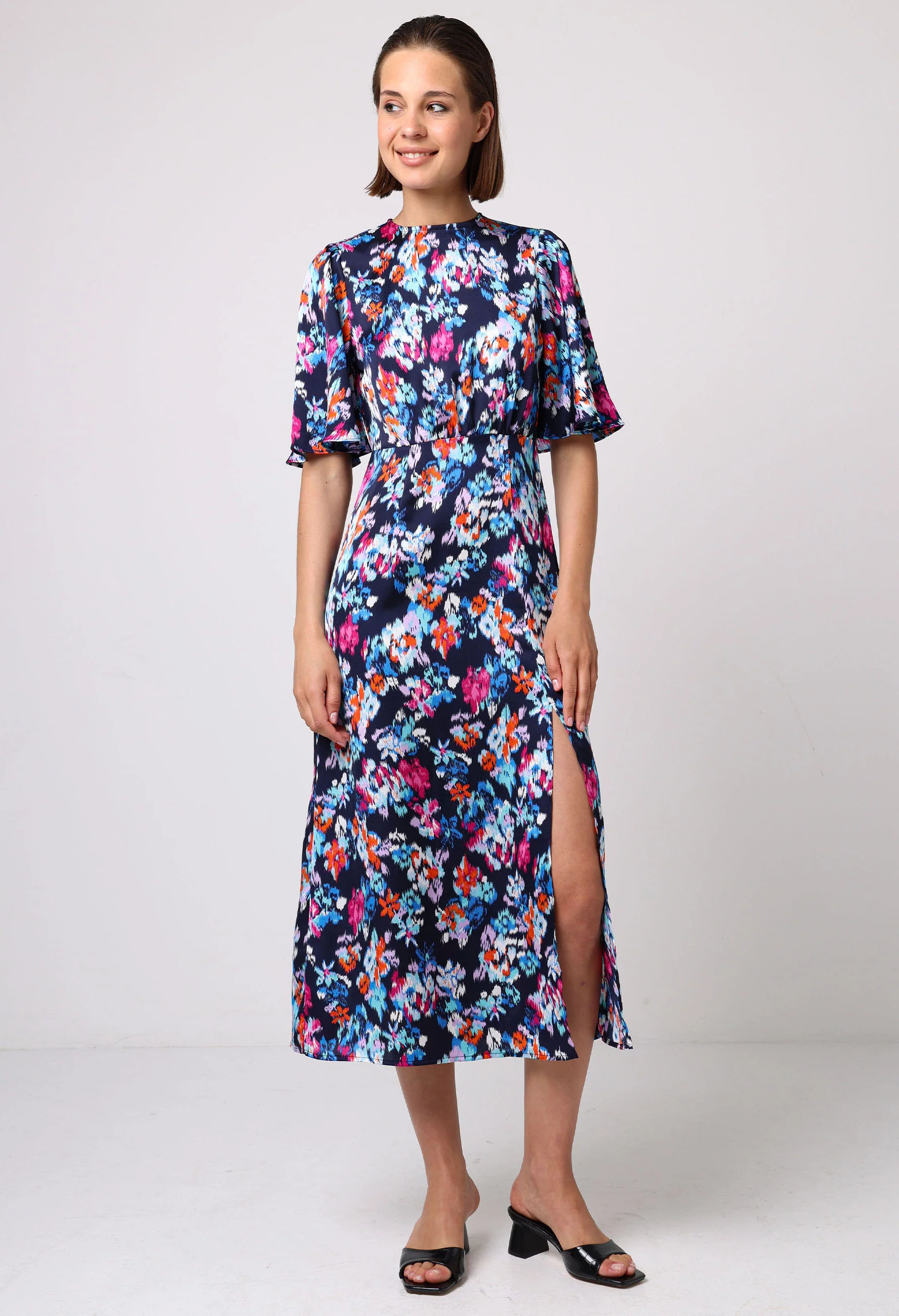 Angel Sleeve Midi Dress - Image 5