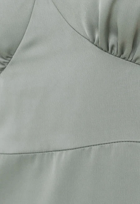 Angel Sleeve Satin Maxi Dress - Image 13