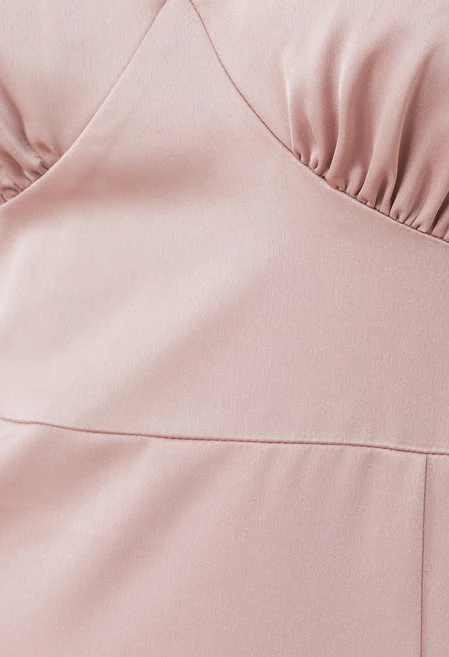 Angel Sleeve Satin Maxi Dress - Image 7