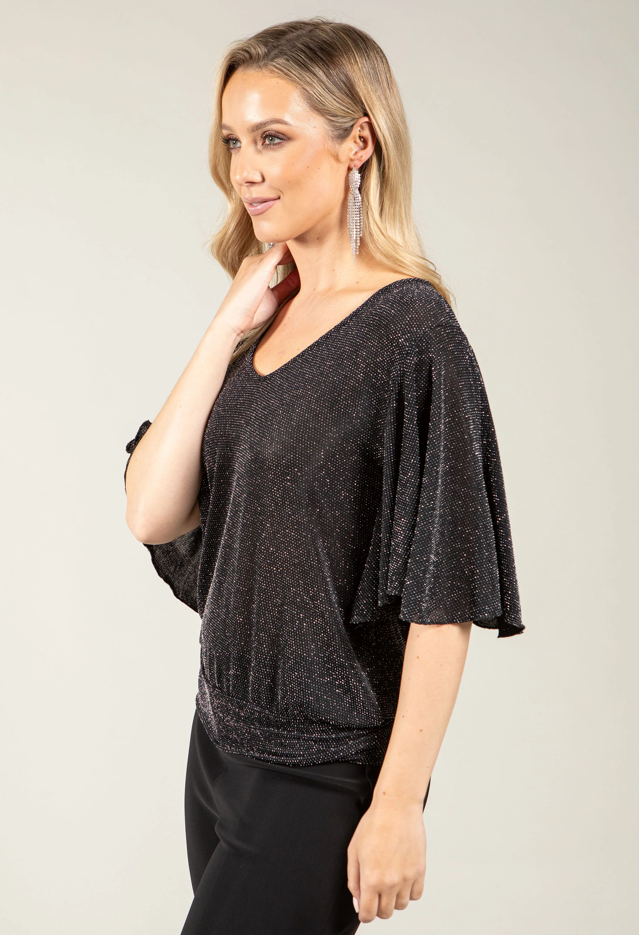 Angel Sleeve Sparkling Top - Image 4
