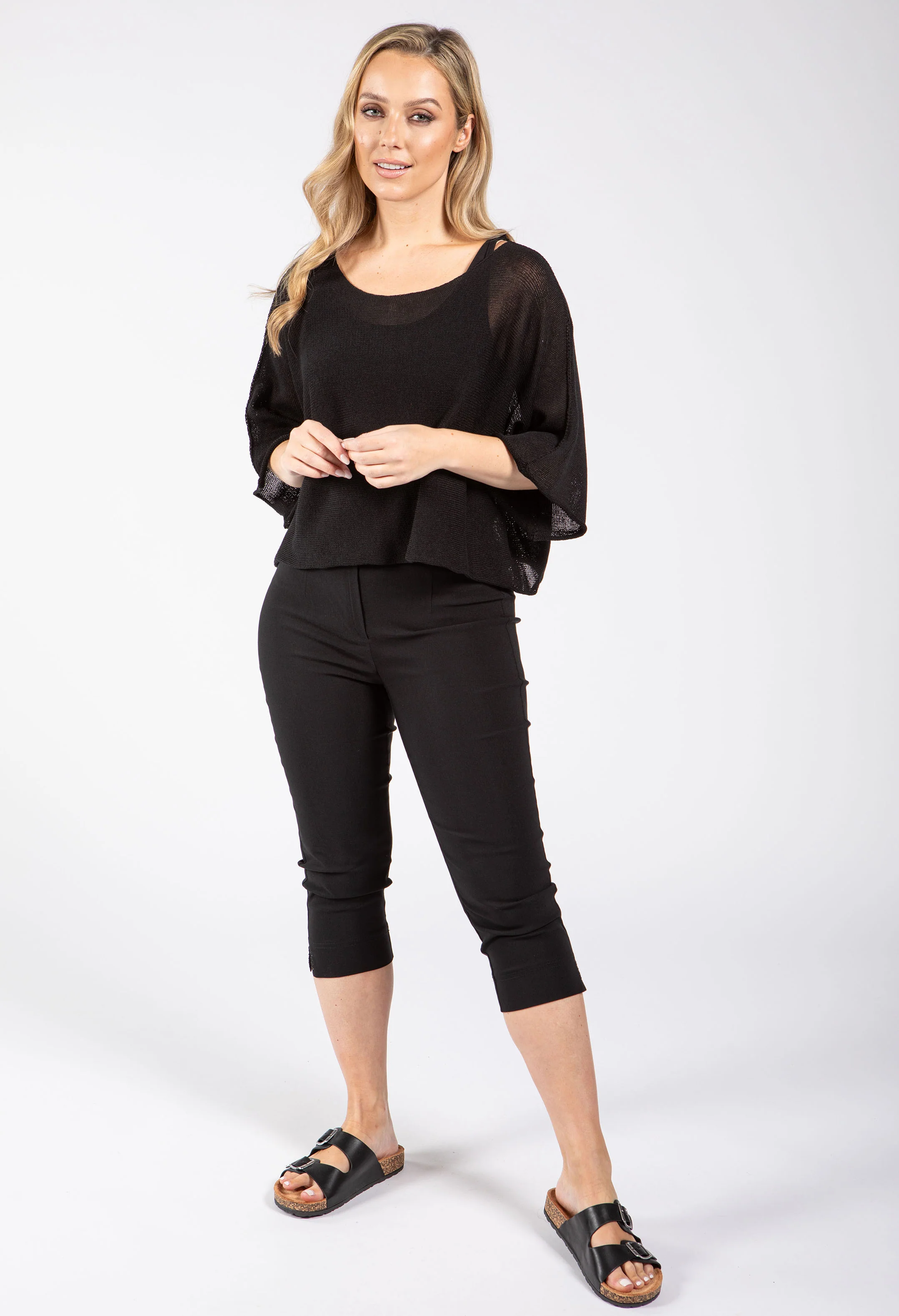 Angelika Slim Fit Capri Trousers - Image 19