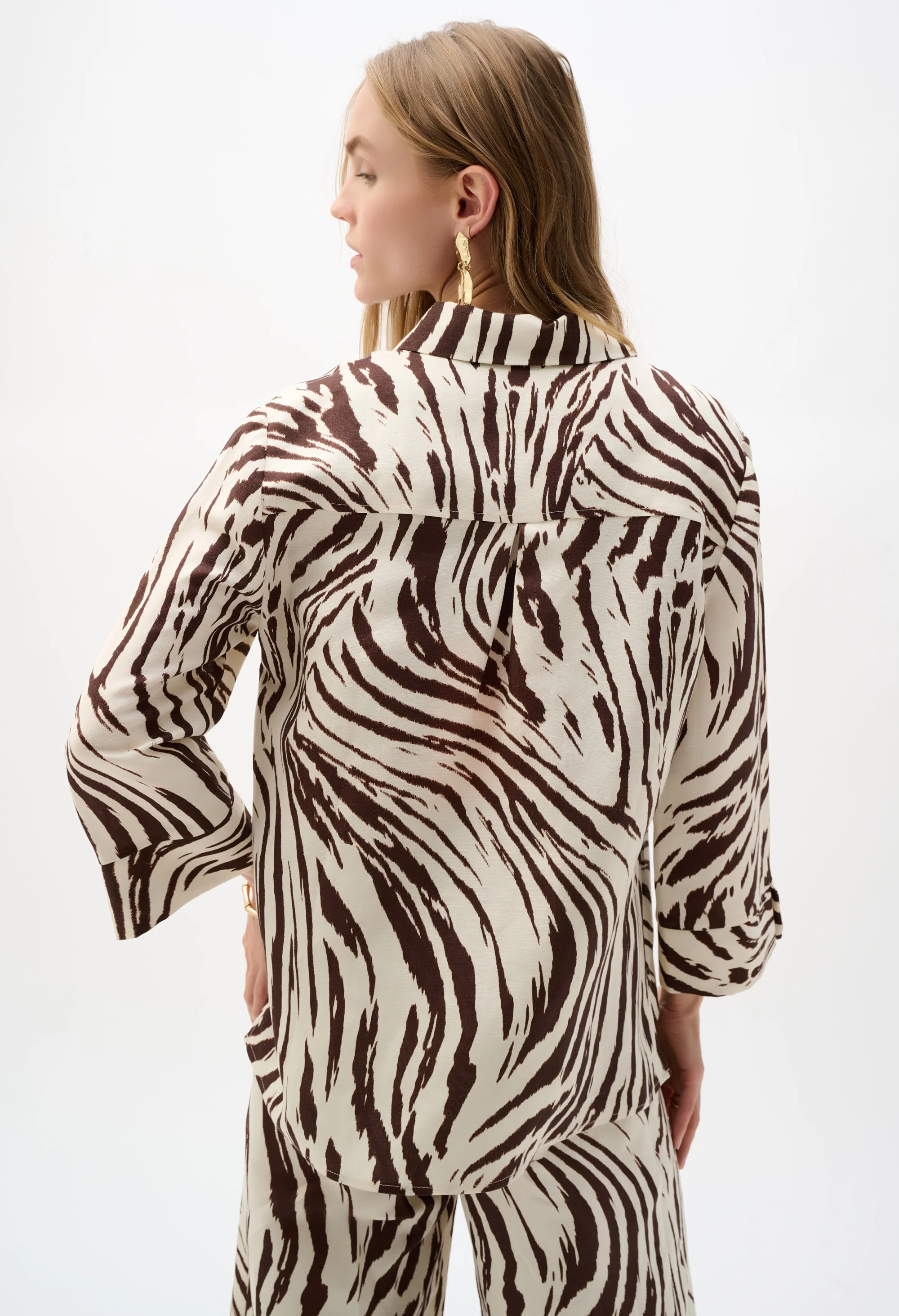 Animal Print Button Shirt - Image 4