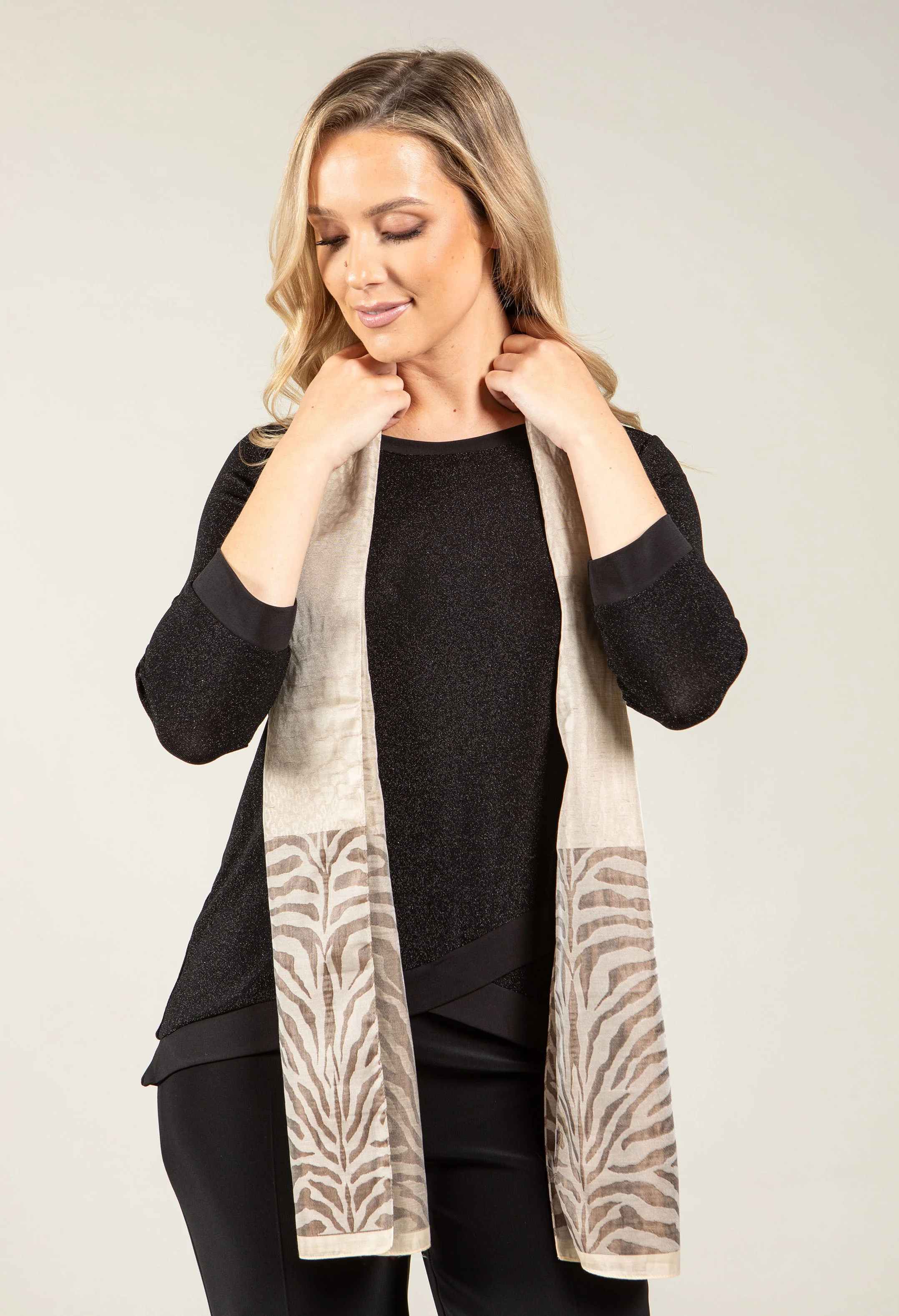 Animal Print Scarf - Image 3