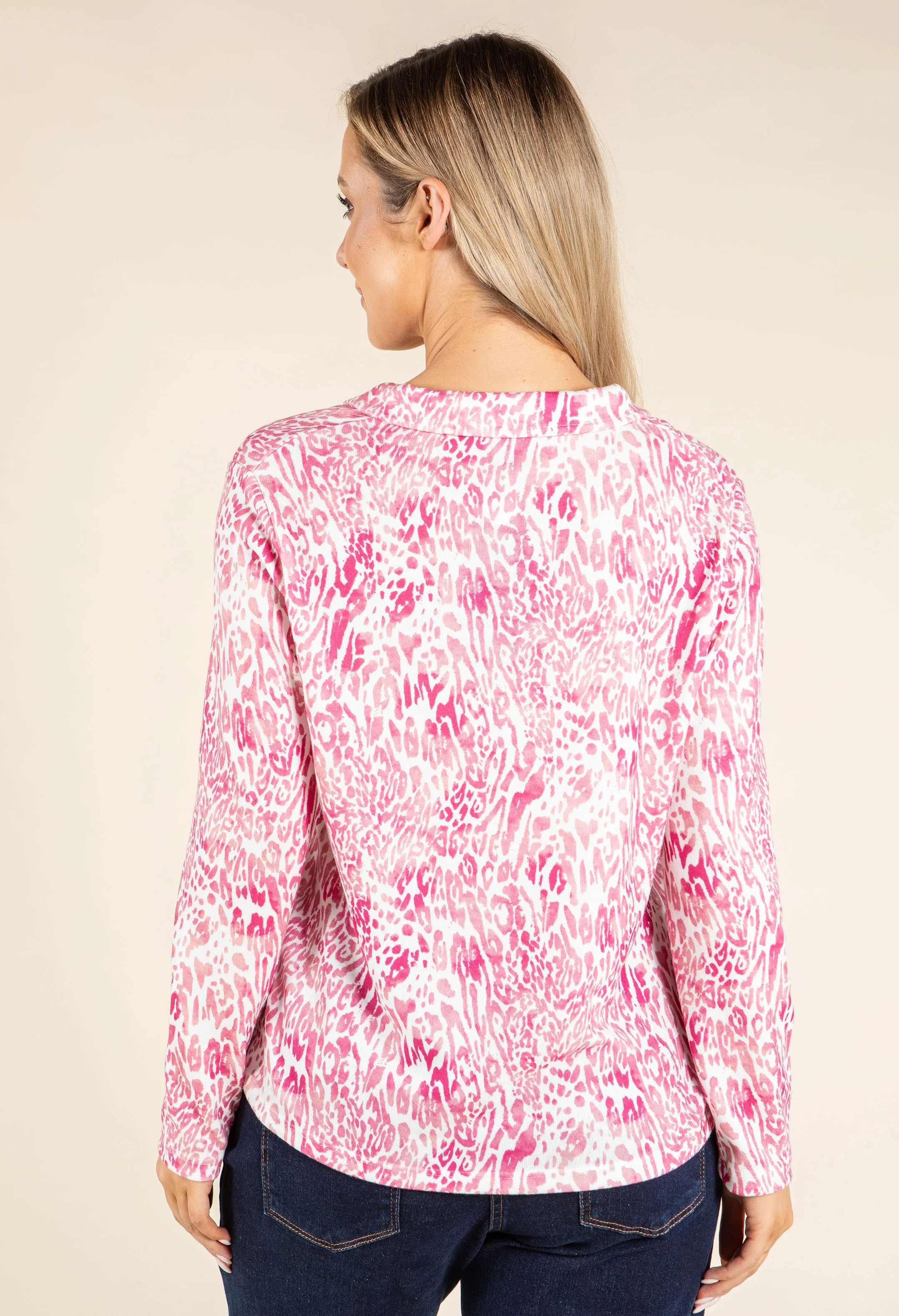 Animal Print Soft Touch Knit Top - Image 5