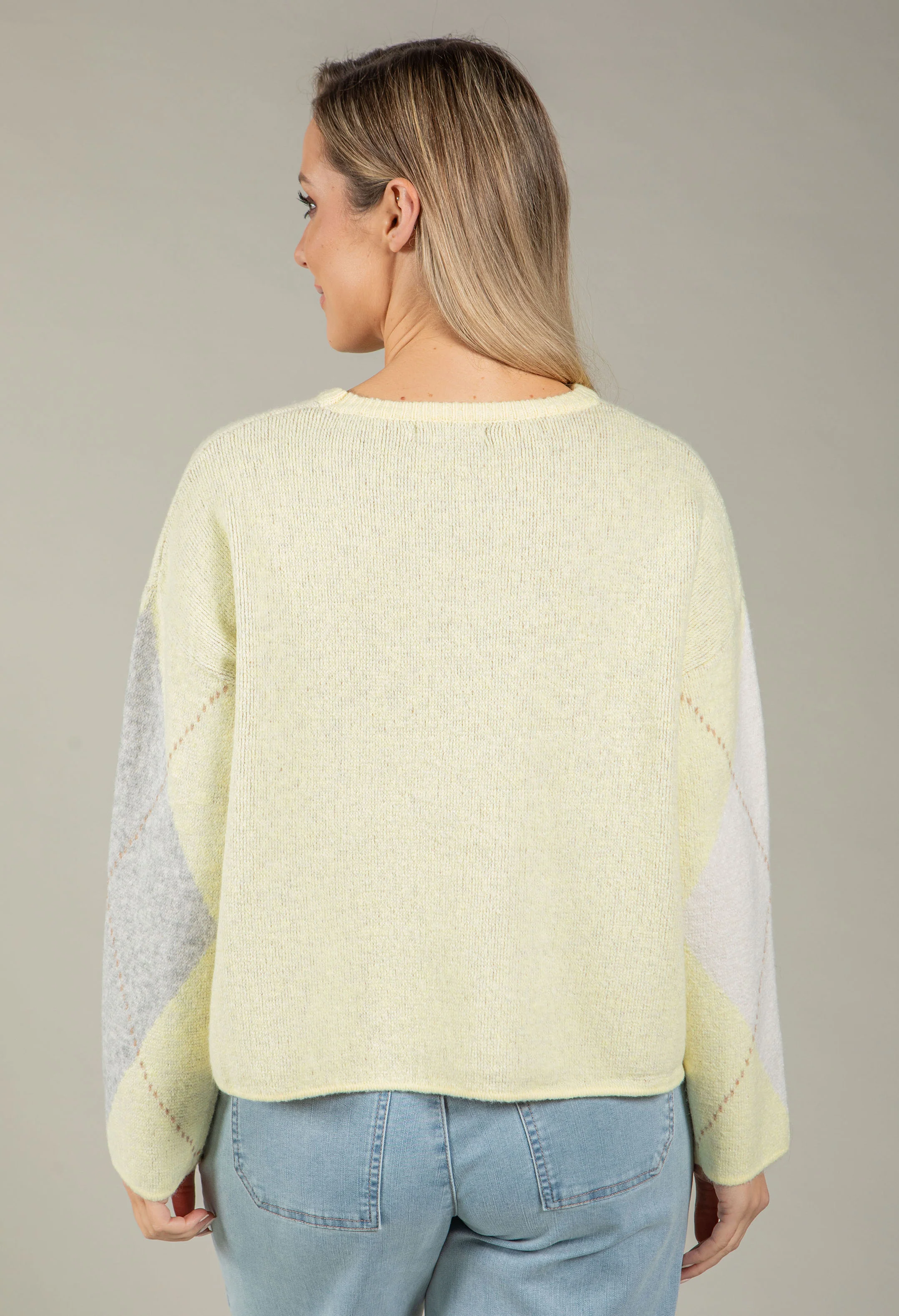 Argyle Knit Jumper - Image 12