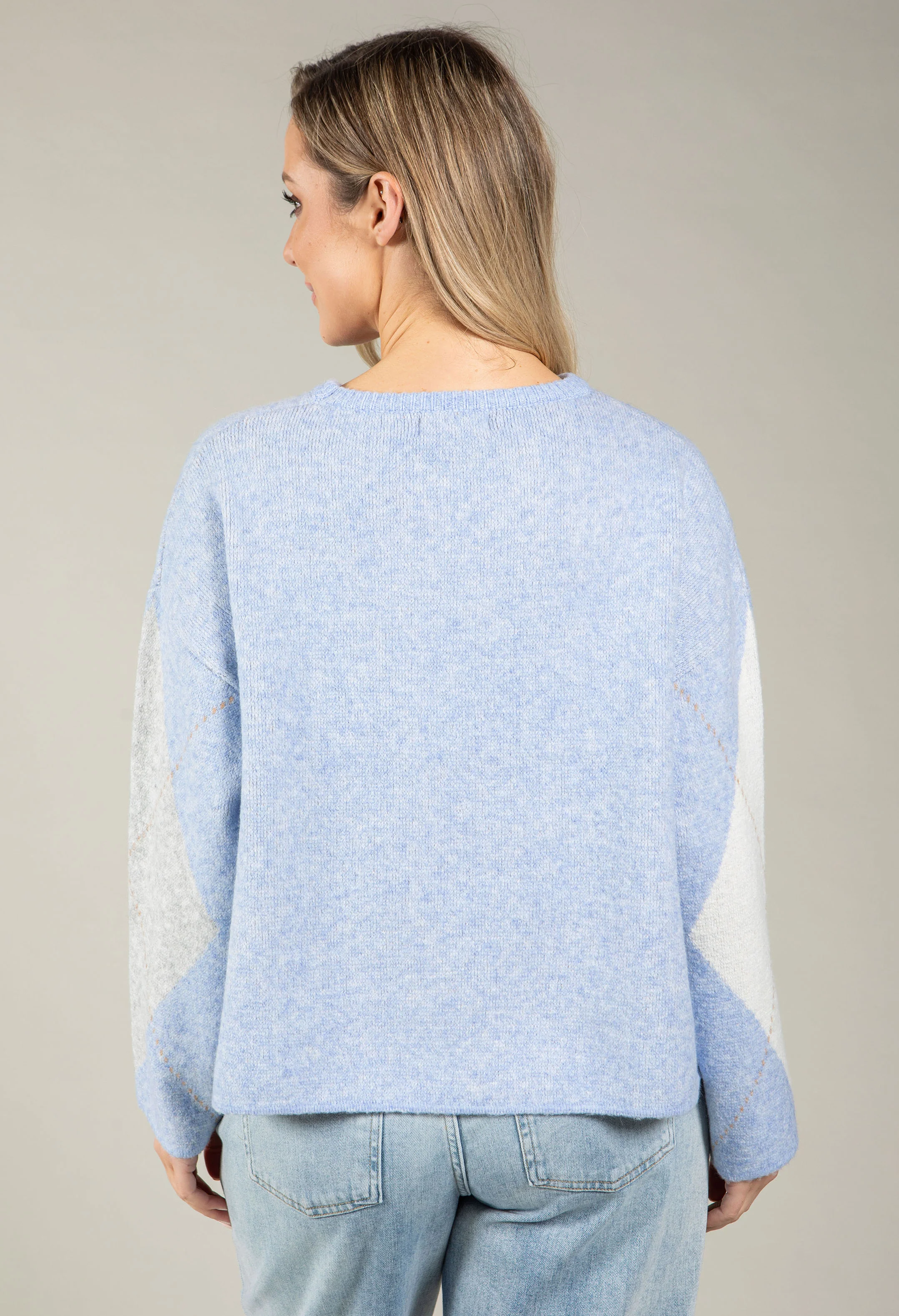 Argyle Knit Jumper - Image 4