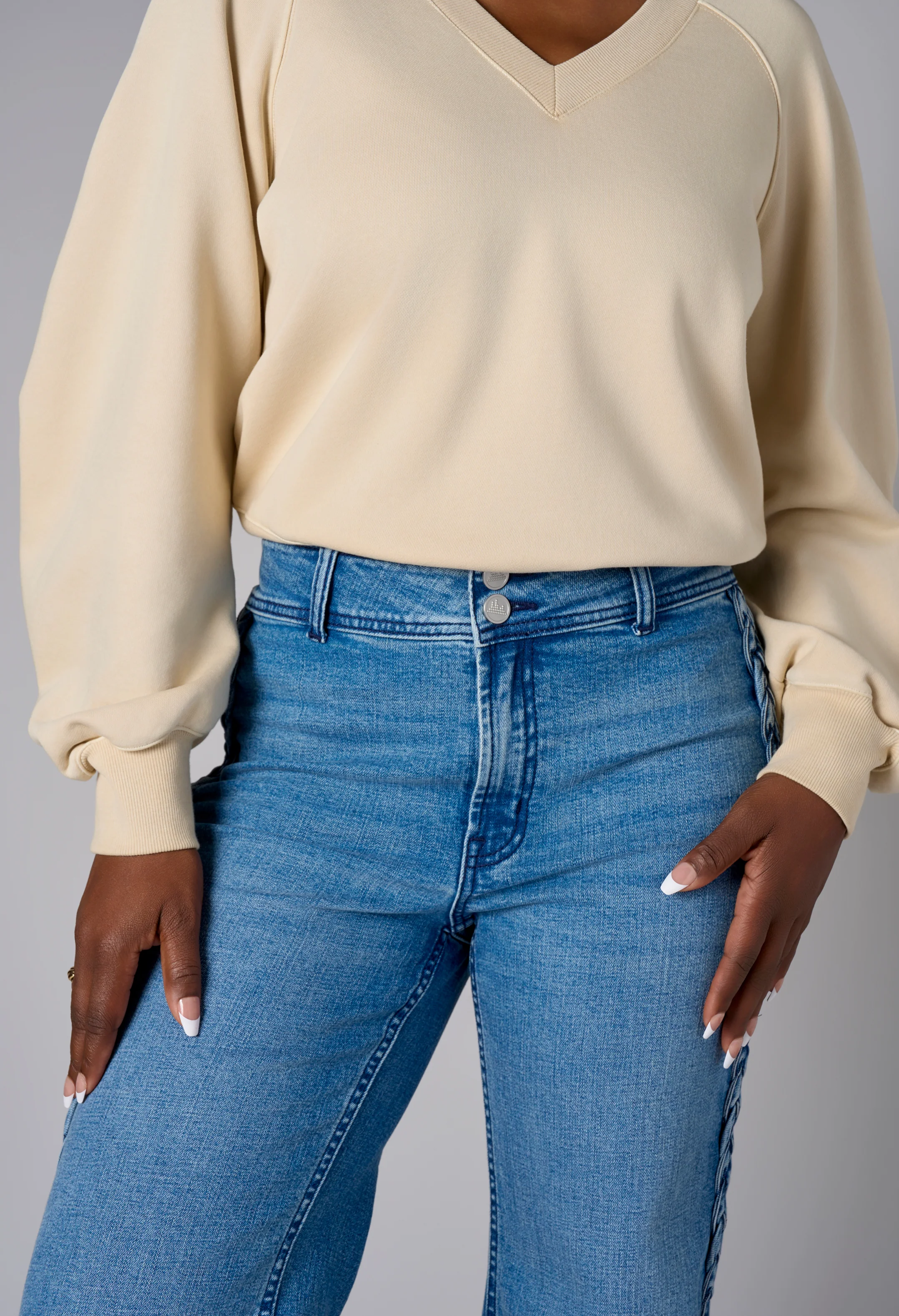 Balloon Sleeve Jumper - Image 2