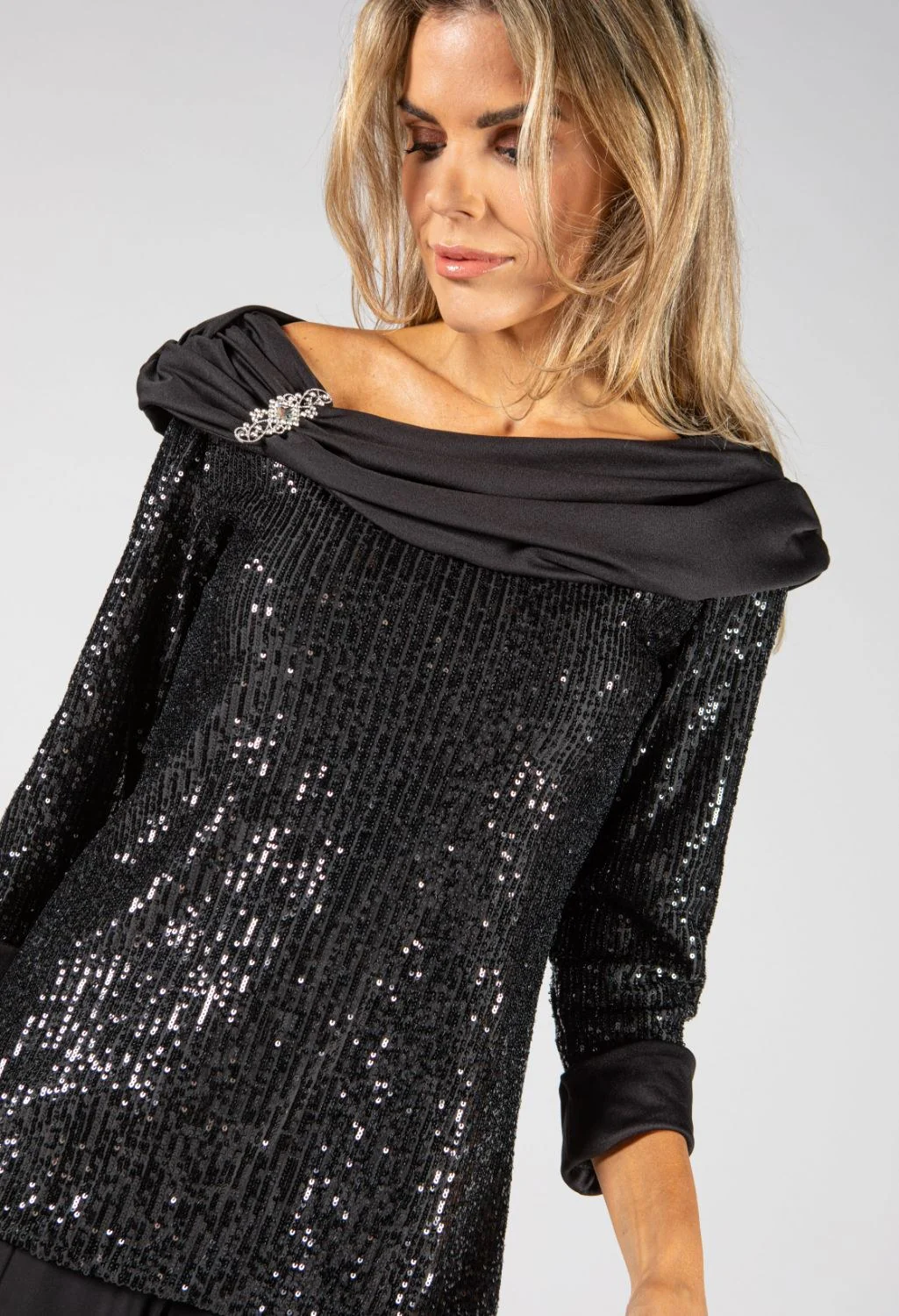 Bardot Sequin Top - Image 4