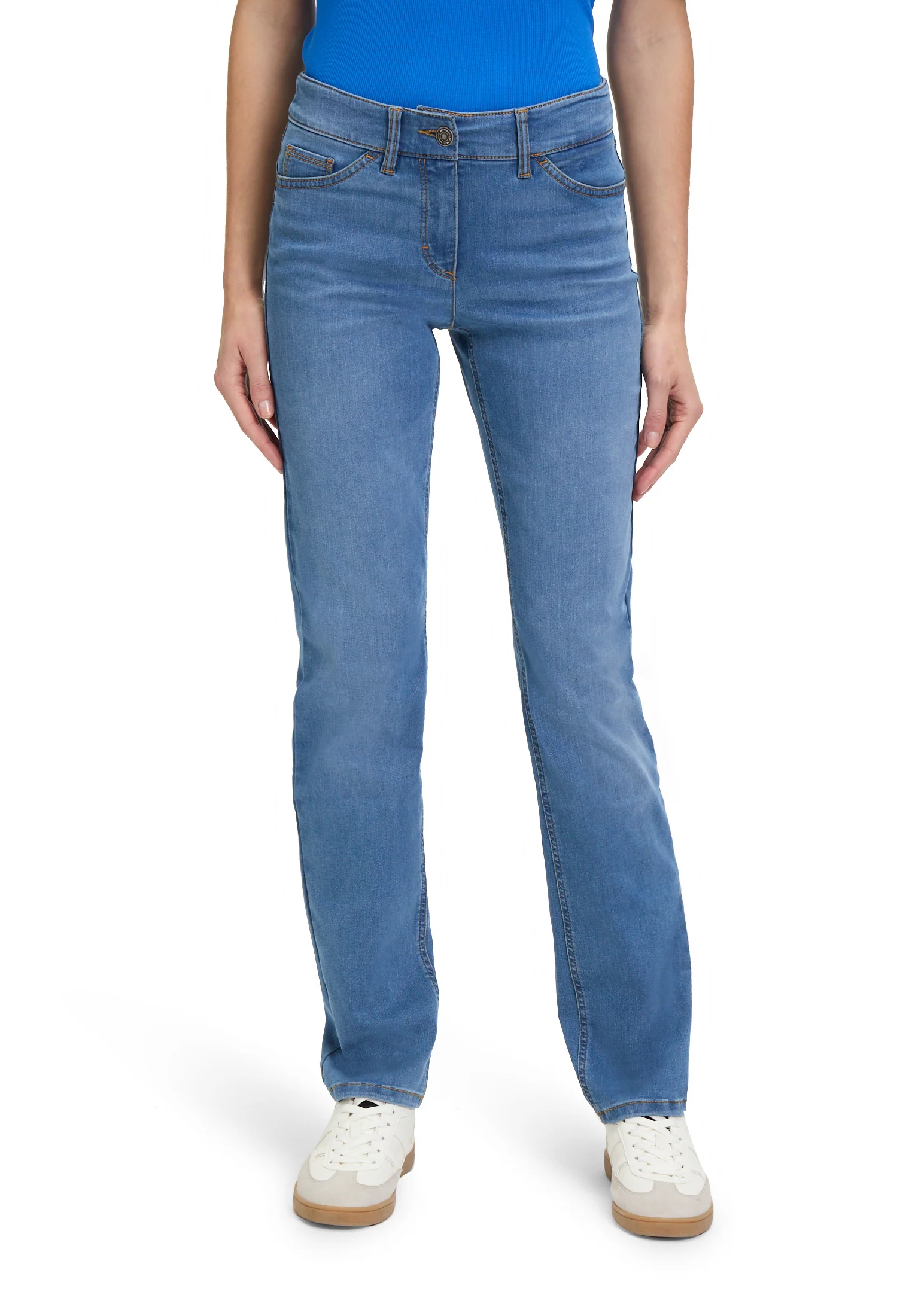 Basic Jeans with Patch Pockets - Image 5