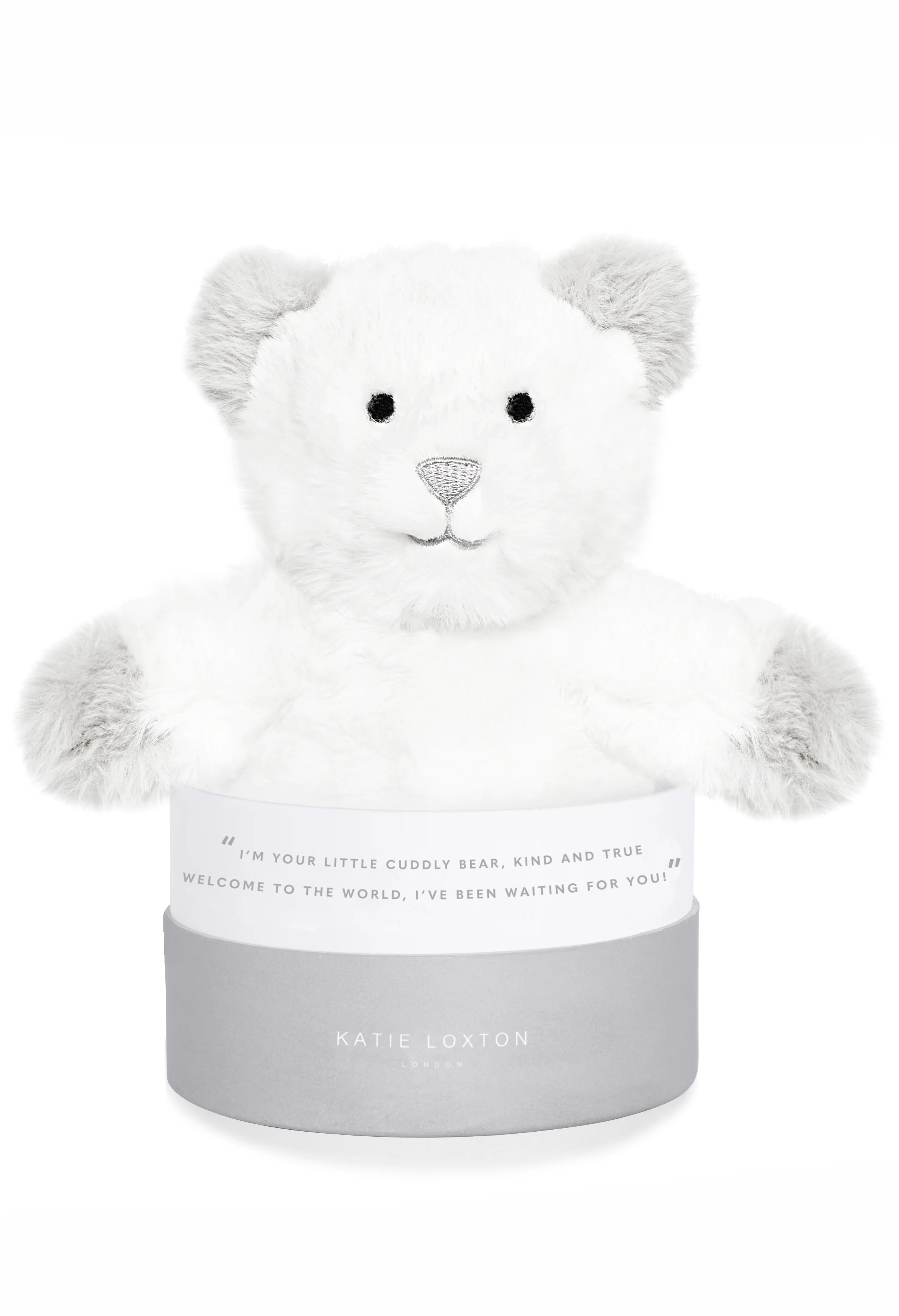 BEAR BABY TOY | WELCOME TO THE WORLD | GREY - Image 2