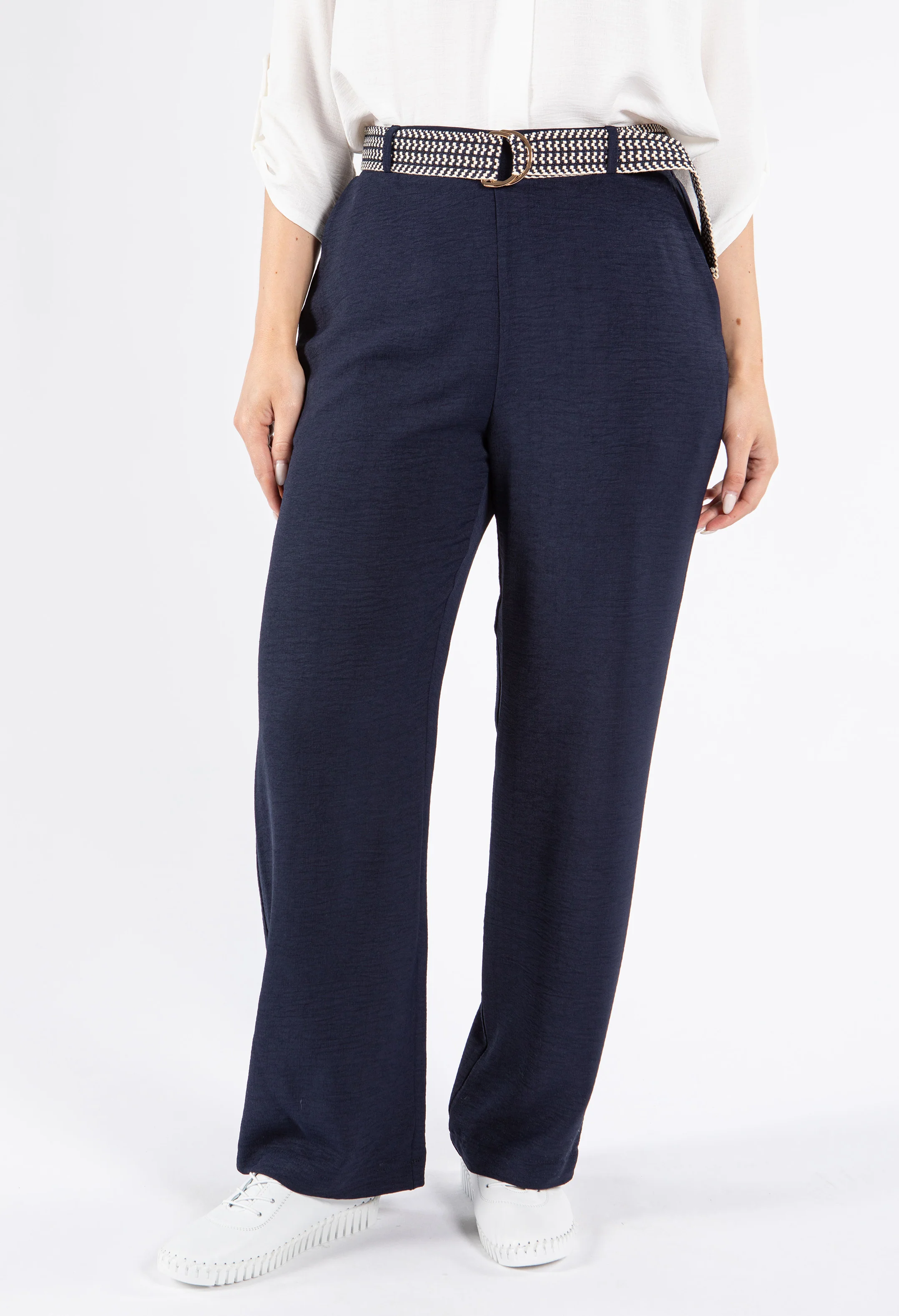 Belted Light Weight Trousers - Image 10