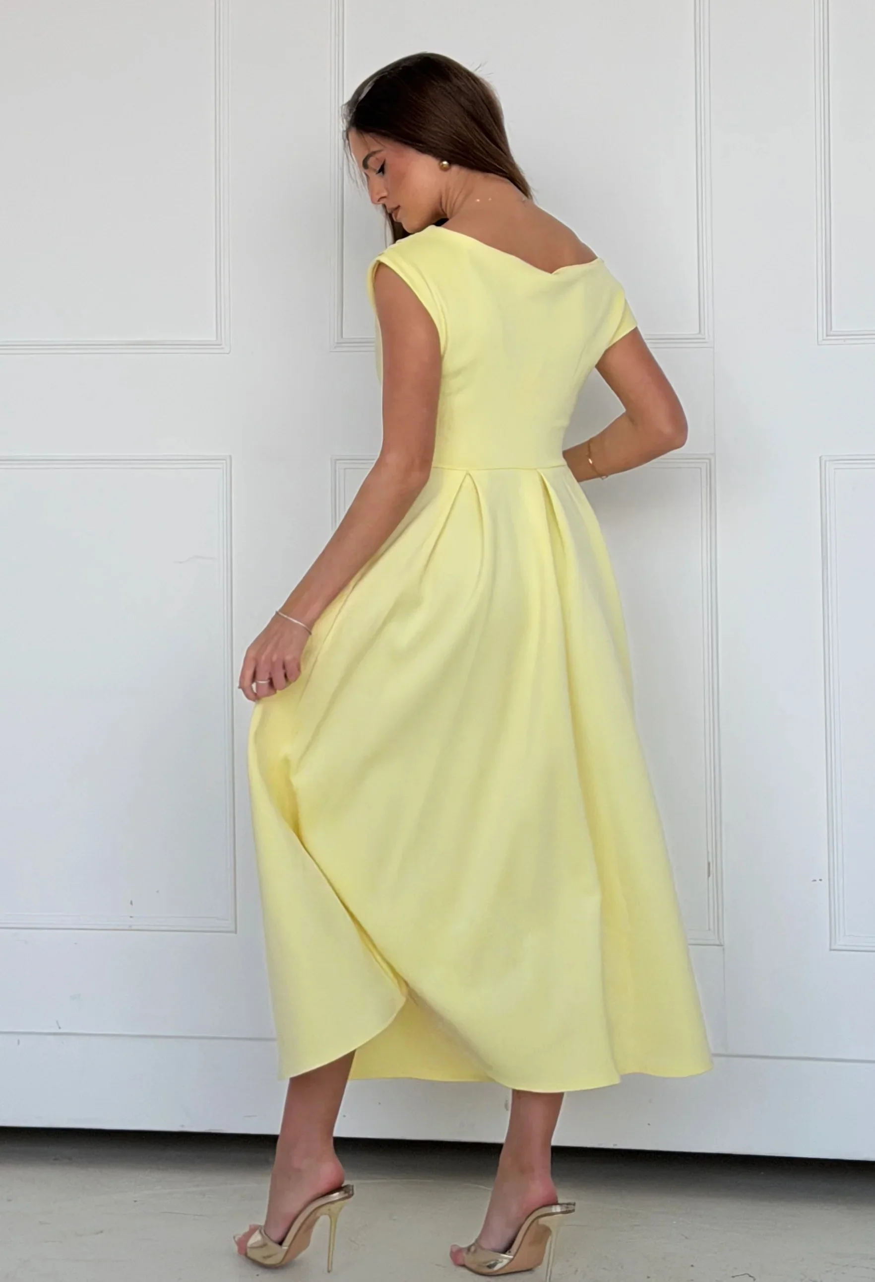 Betty Asymmetric Midi Dress - Image 13