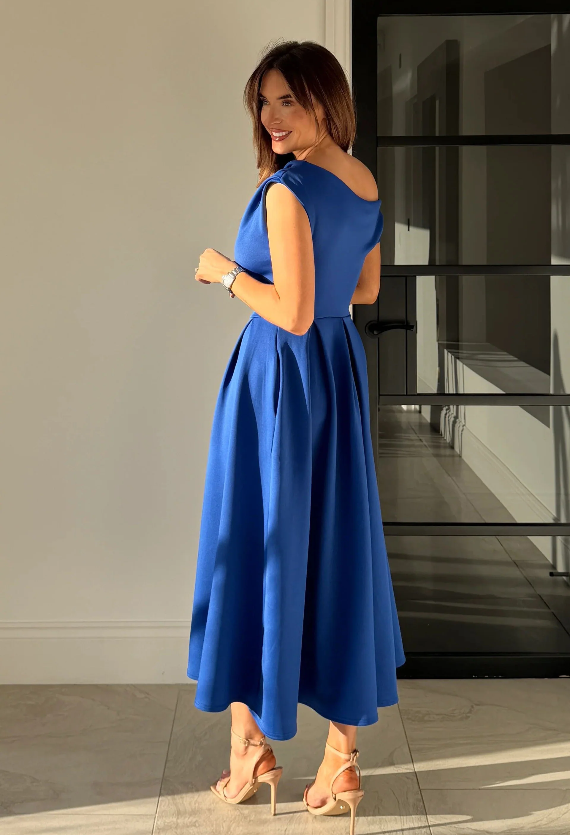 Betty Asymmetric Midi Dress - Image 50