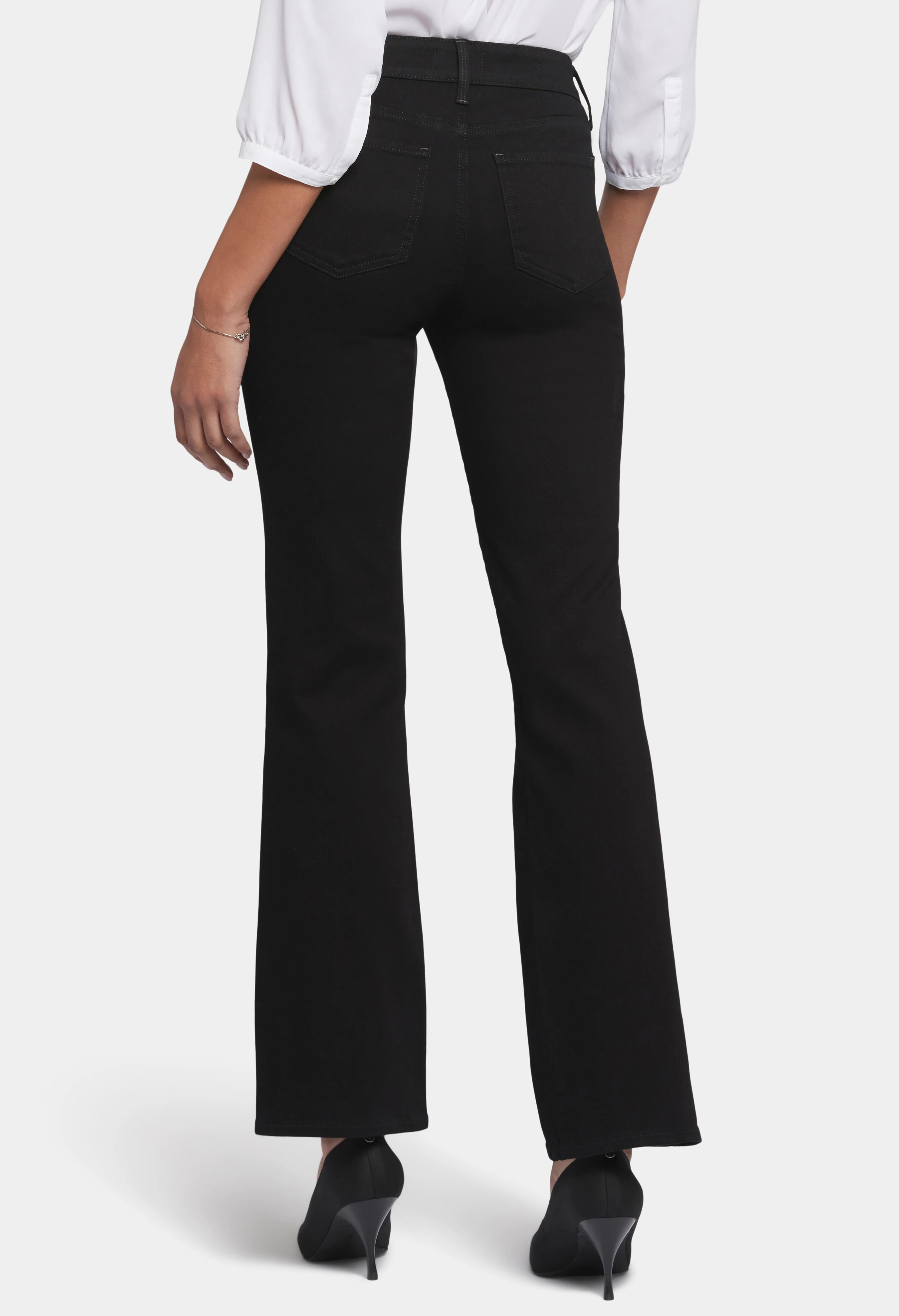Blake High Rise Slim Flare Premium Denim Jeans - Image 2