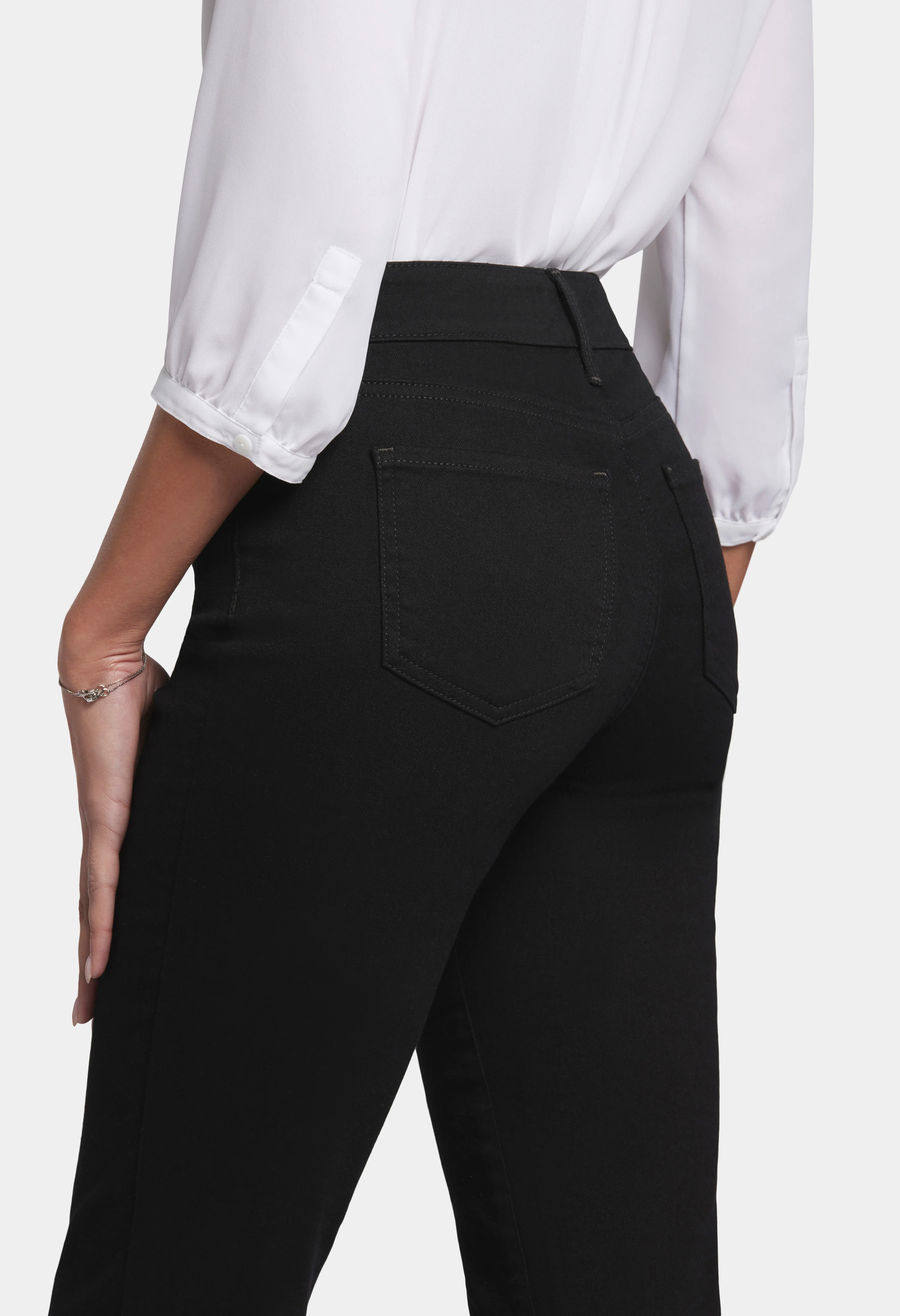 Blake High Rise Slim Flare Premium Denim Jeans - Image 6