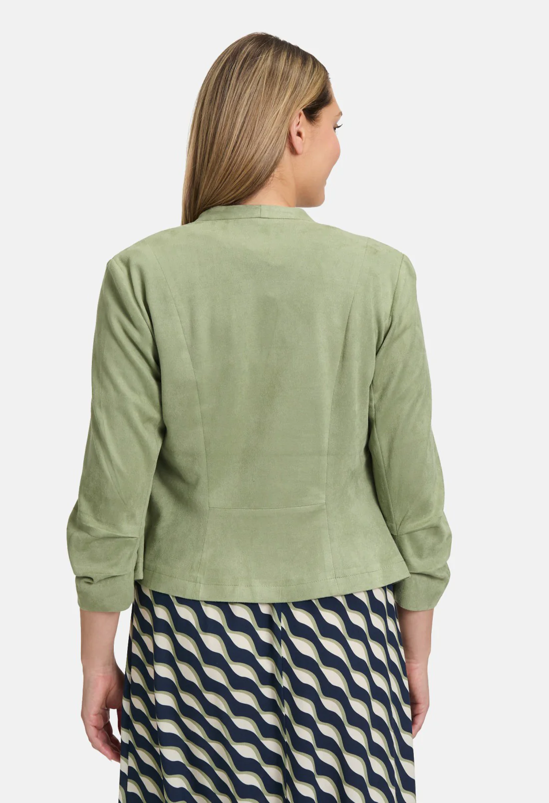 Blazer Jacket with 3/4 Sleeves - Image 3