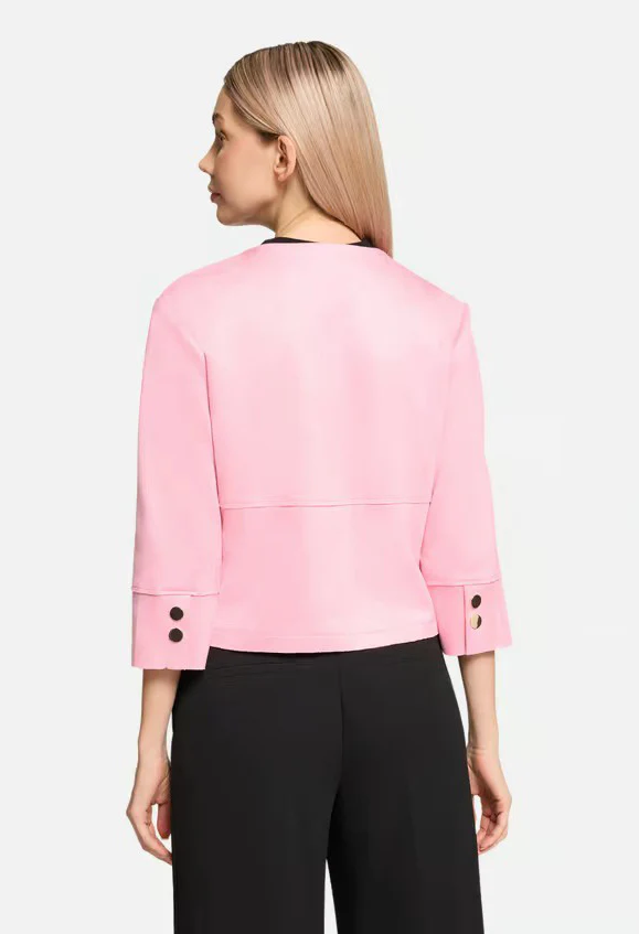 Blazer jacket with patch pockets - Image 2
